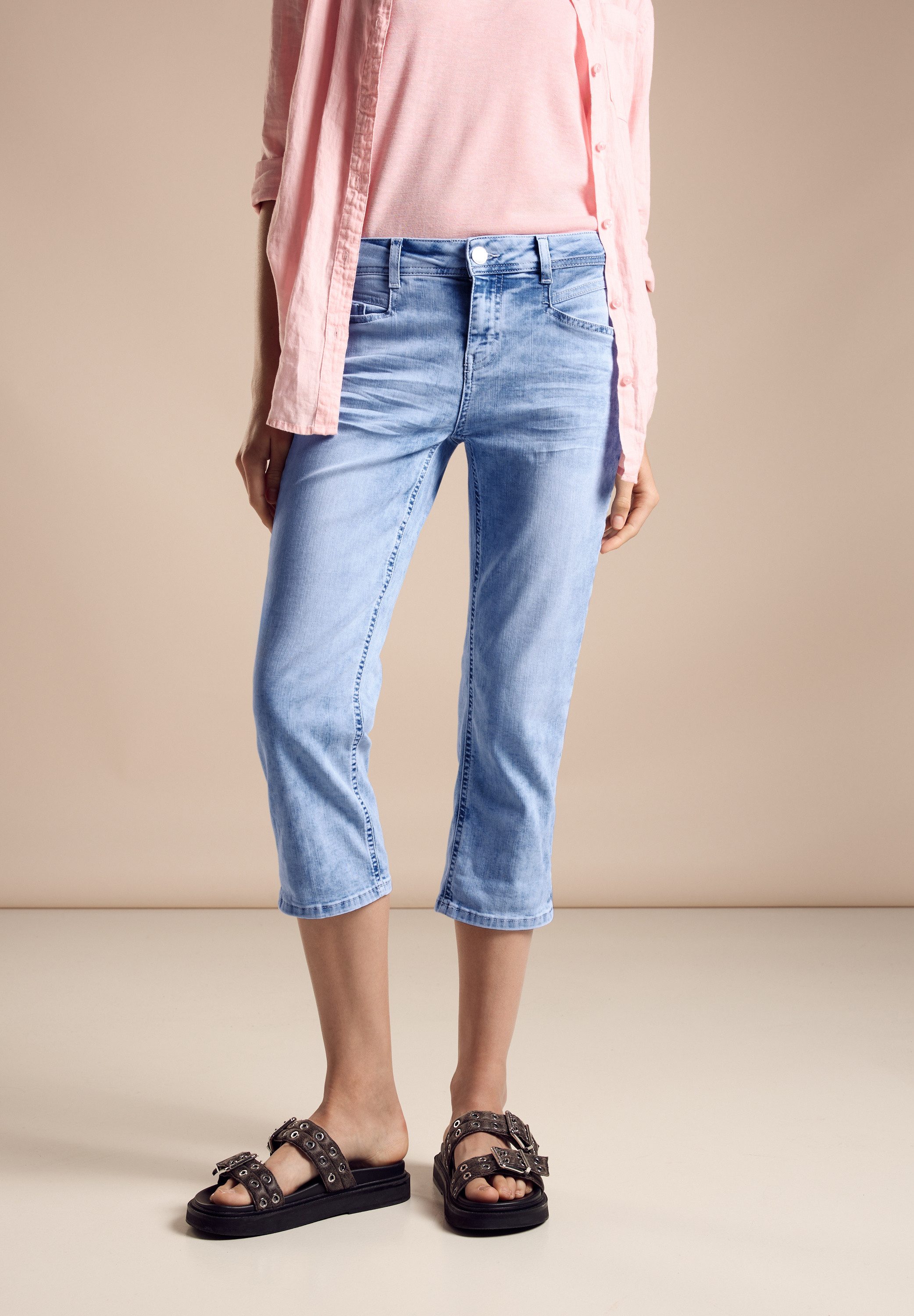 STREET ONE 3/4 jeans Style Jane met stretchaandeel
