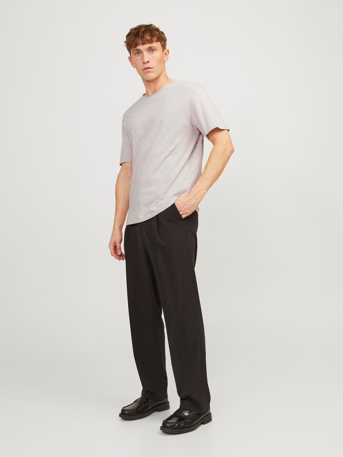 Jack & Jones T-shirt JJESUMMER LINEN TEE SS O-NECK LN