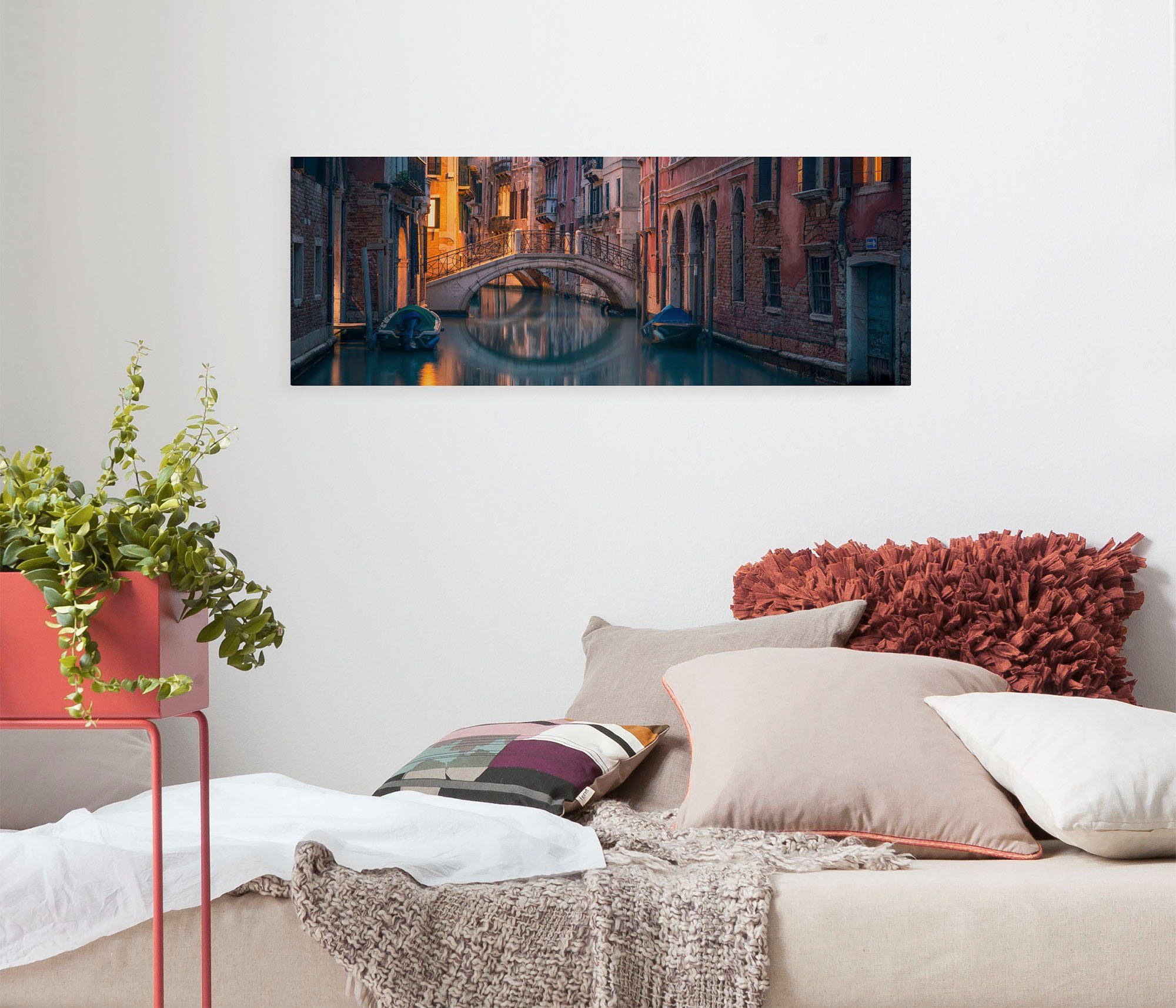 Komar Artprint op linnen Keilrahmenbild Night Cruise Größe 90 x 30 cm Duits kwaliteitsvliesmateriaal