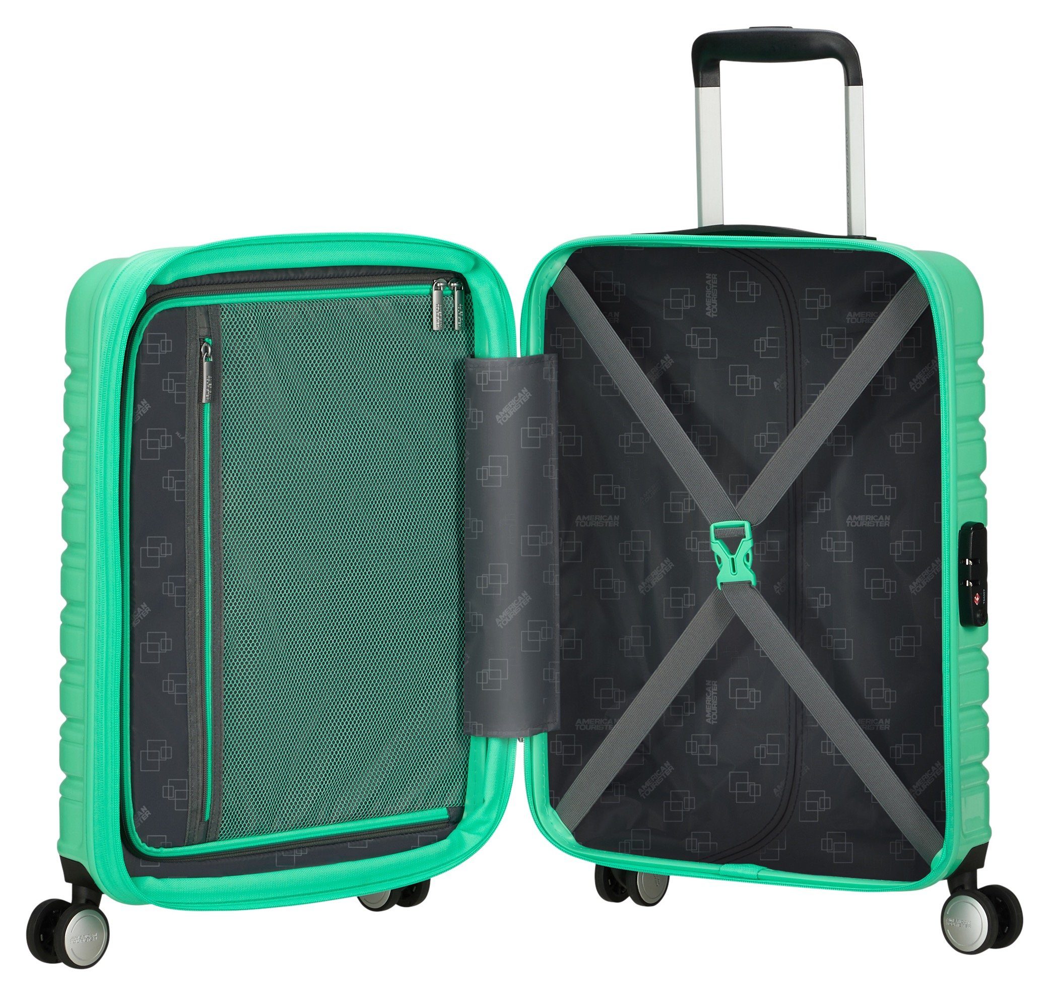 American Tourister Trolley (handbagage) FLASHLINE POP 55 Handbagage-koffer reiskoffer met TSA-cijferslot