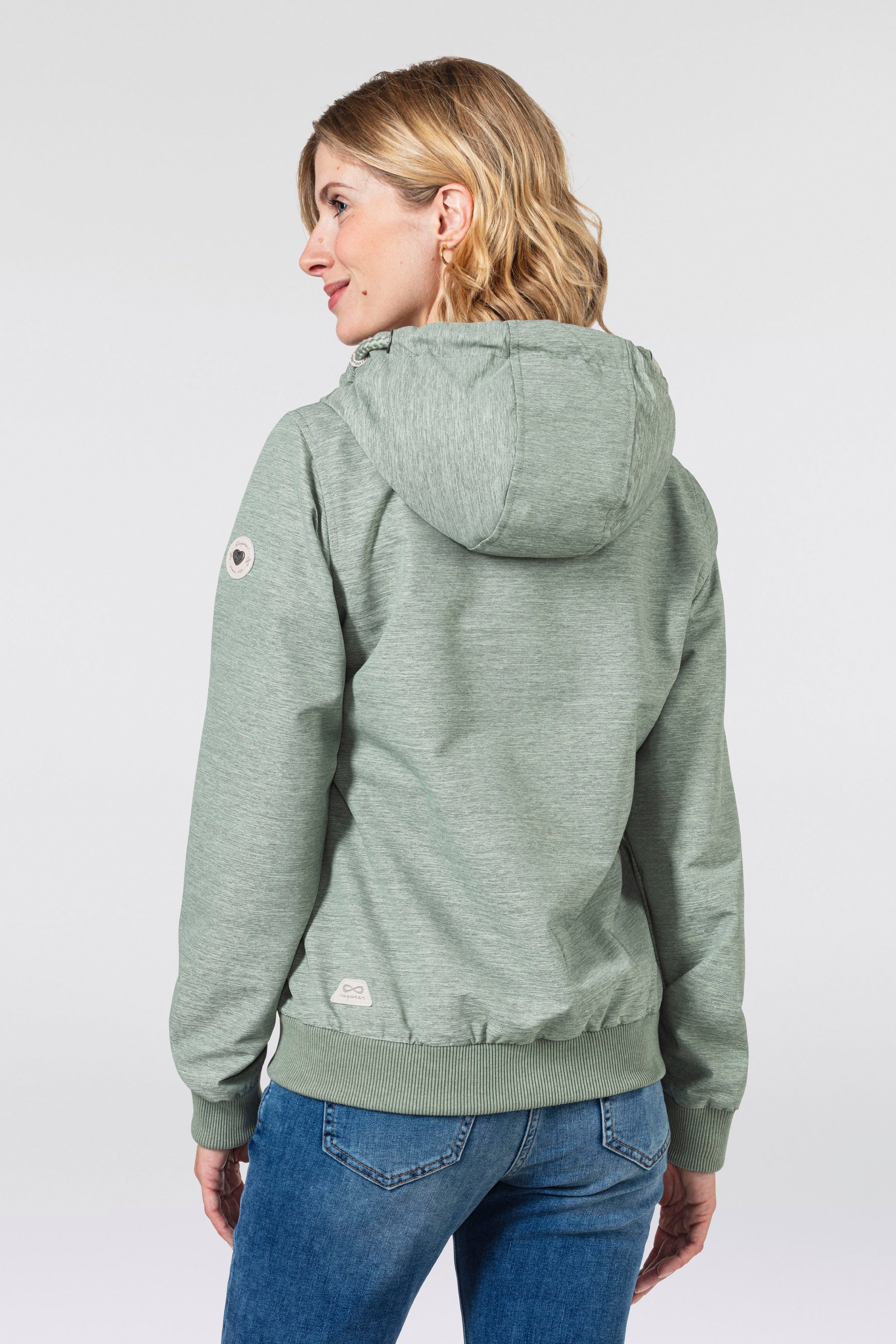Ragwear Functioneel jack NUGGIE OMBRE O Tussenjas van waterafstotend materiaal