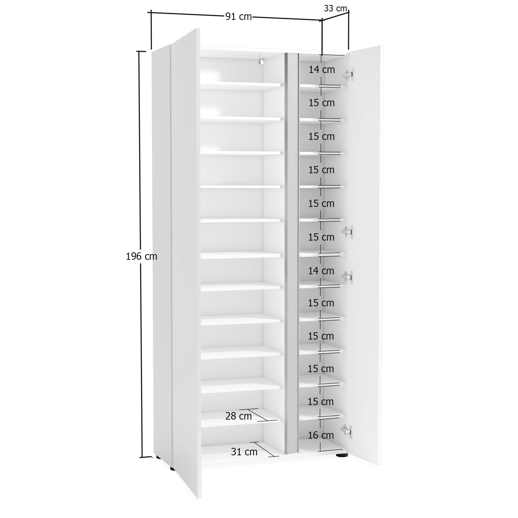 INOSIGN Schoenenkast Atrium (1 stuk)