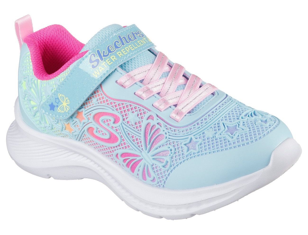 Skechers Sneakers JUMPSTERS 2.0 , klittenbandschoen, met waterafstotende functie, maat sjabloon te downloaden meisjes sneakers maat 30 blauw