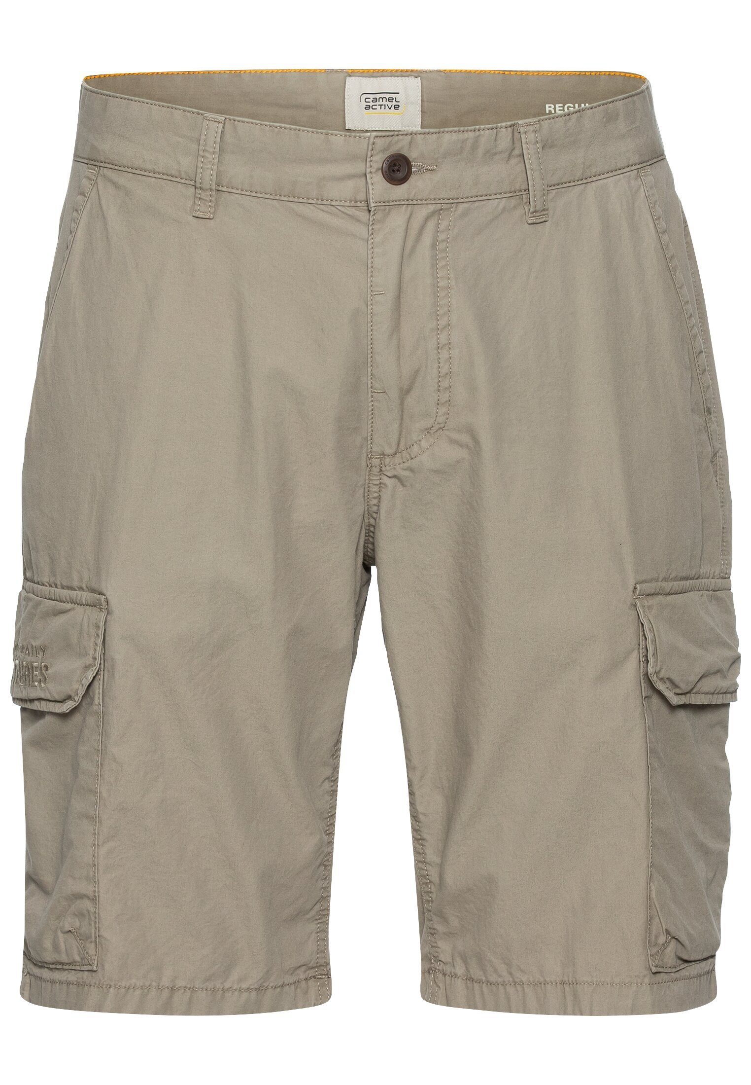camel active Cargobermuda van puur katoen heren bermuda broeken maat 30 bruin