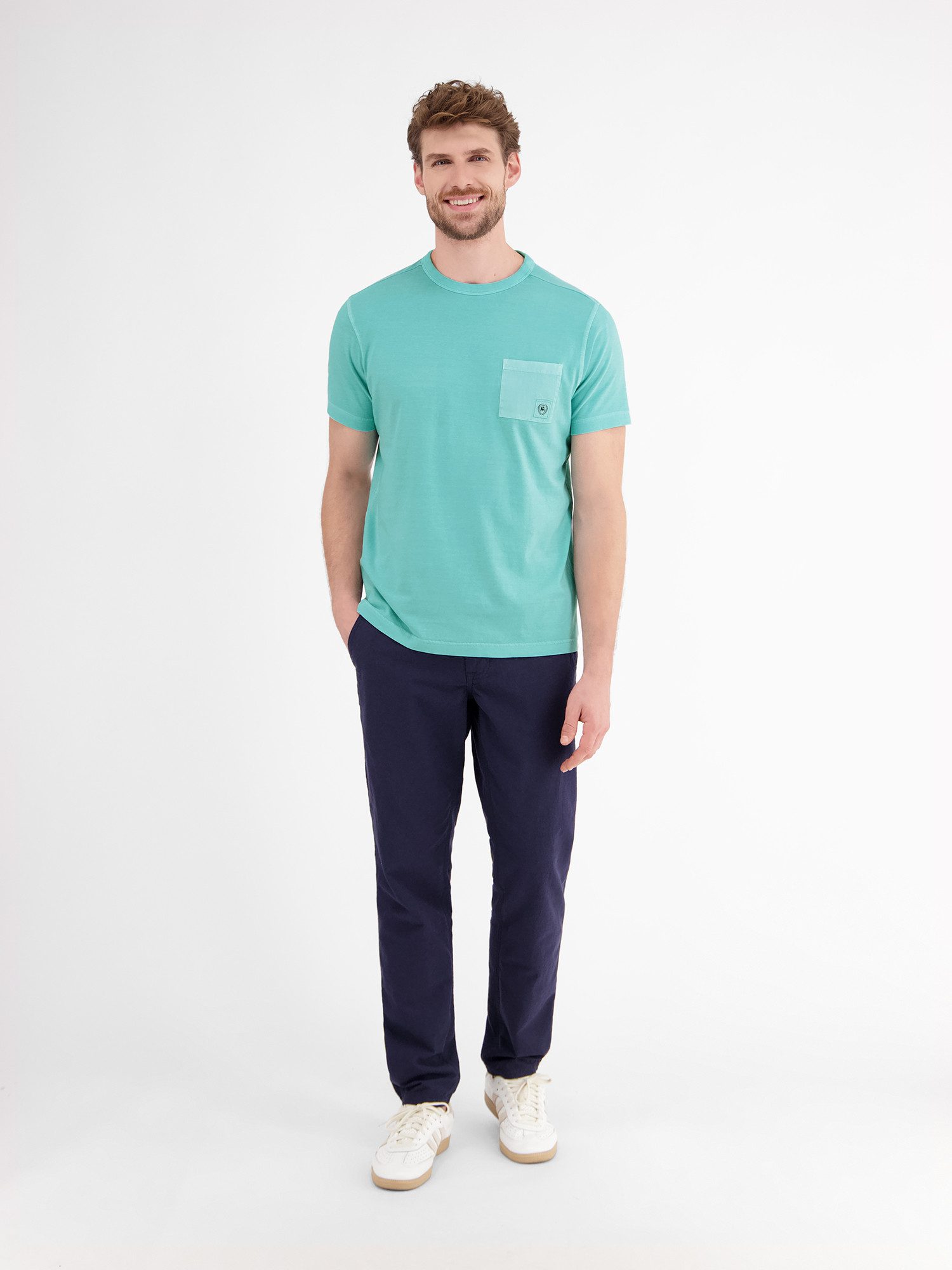 Lerros T-shirt LERROS T-shirt met borstzak