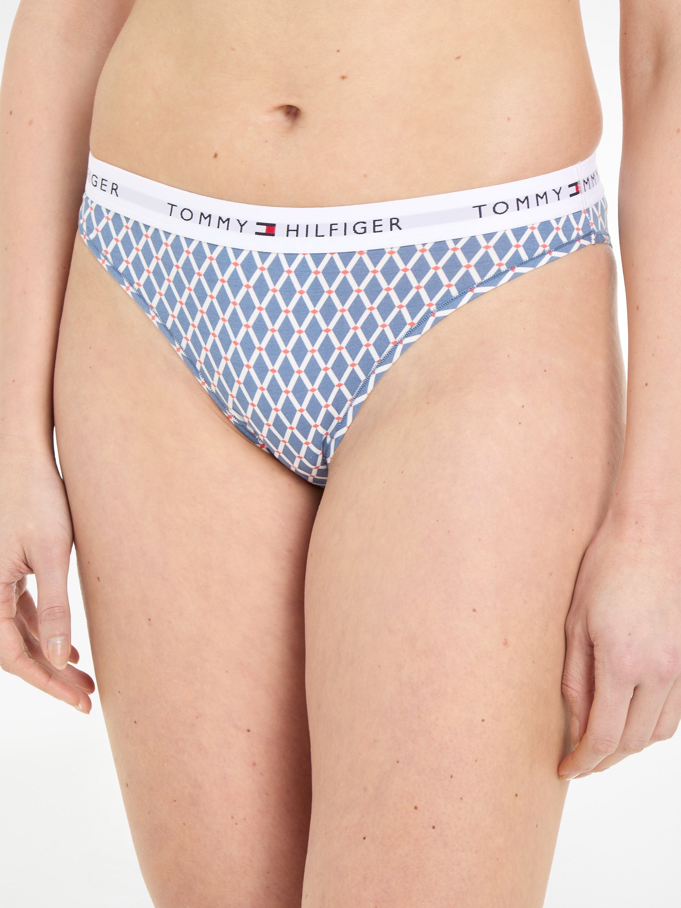 Tommy Hilfiger Underwear Bikinibroekje BIKINI PRINT met tommy hilfiger logoband