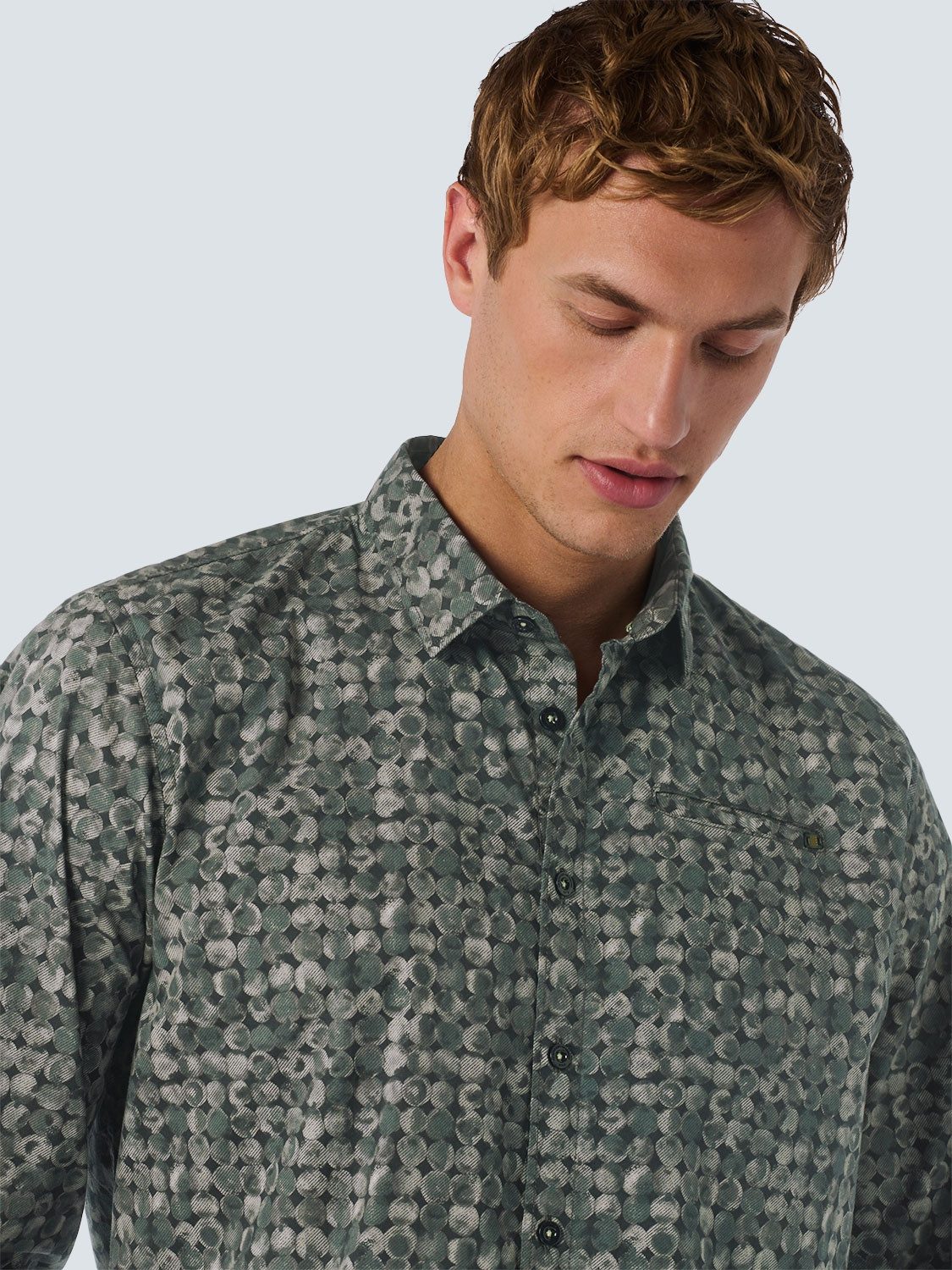 NO EXCESS Overhemd met lange mouwen met print all-over