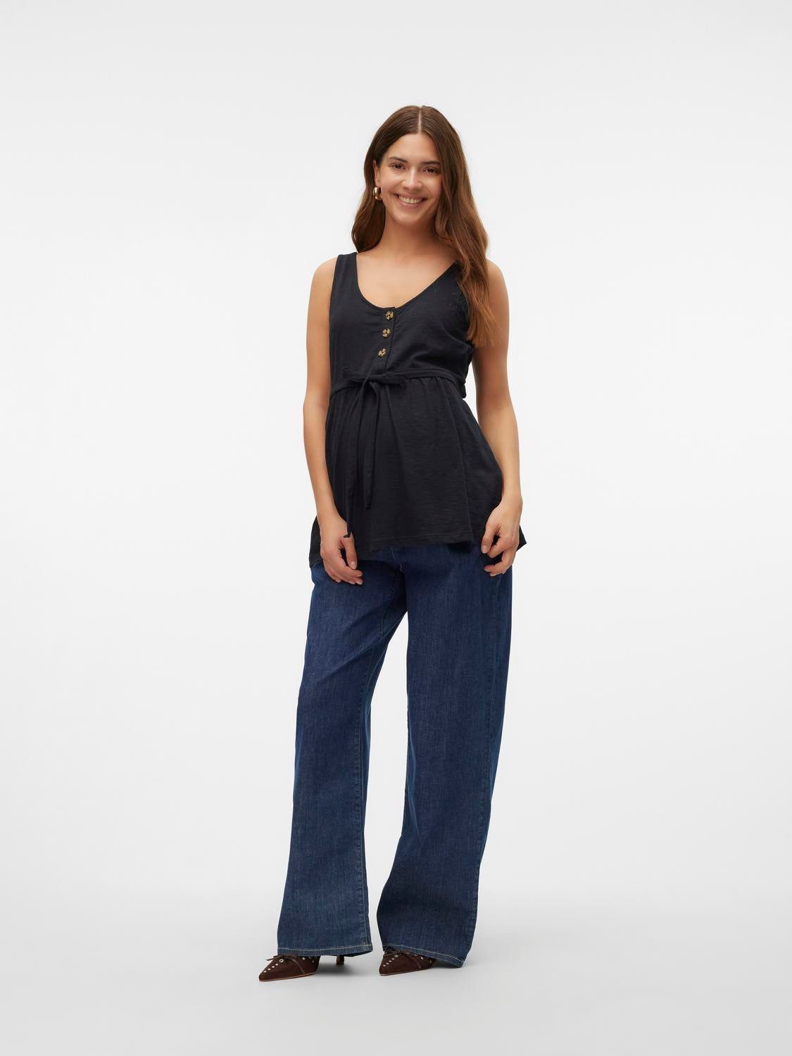 Mamalicious Zwangerschapsshirt MLEVI LIA SL JRS TOP 2F NOOS
