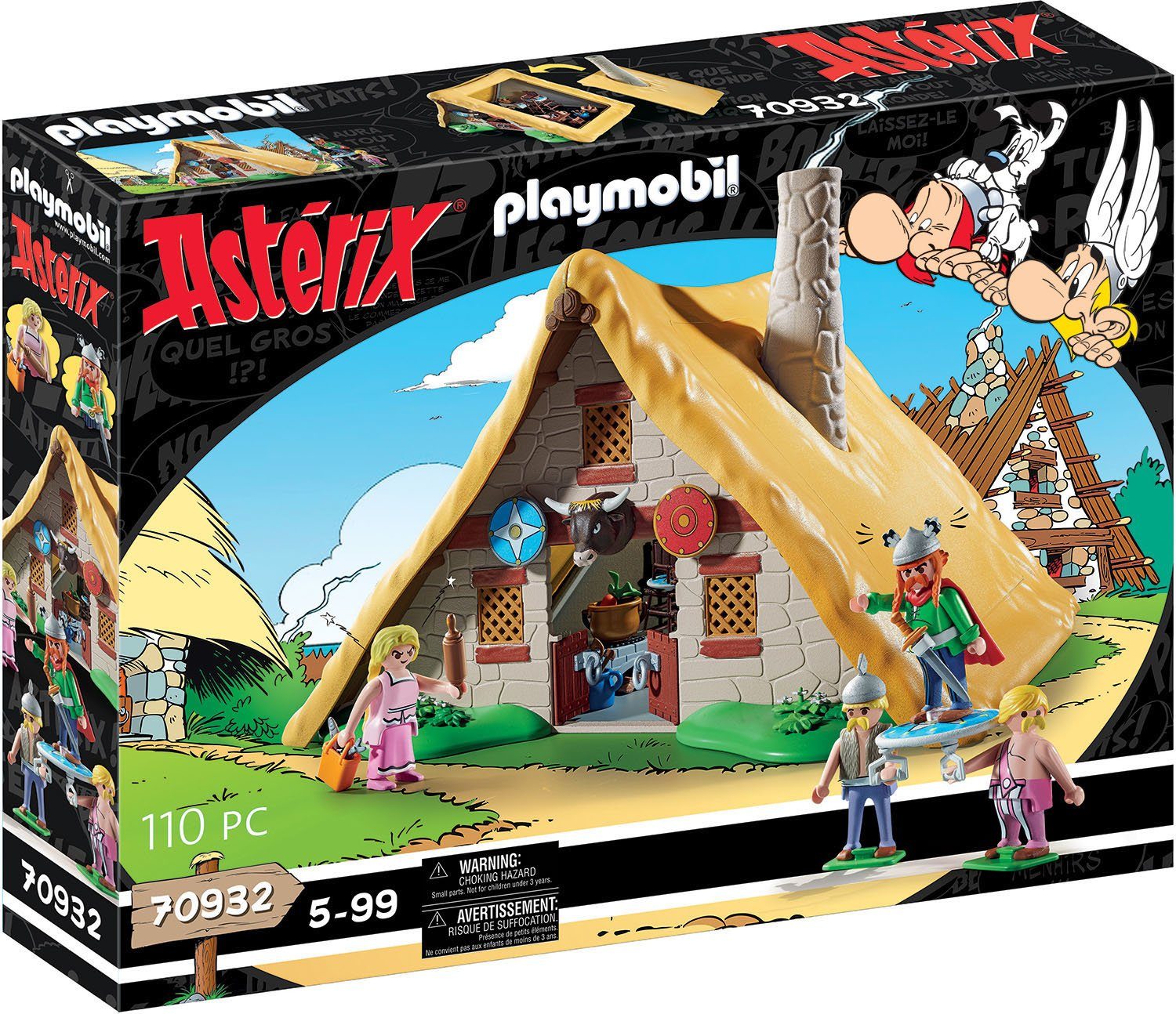 Playmobil® Constructie-speelset Hut van Heroïx (70932), Asterix (110-delig)