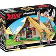 playmobil constructie-speelset hut van heroïx (70932), asterix made in germany (110 stuks) multicolor