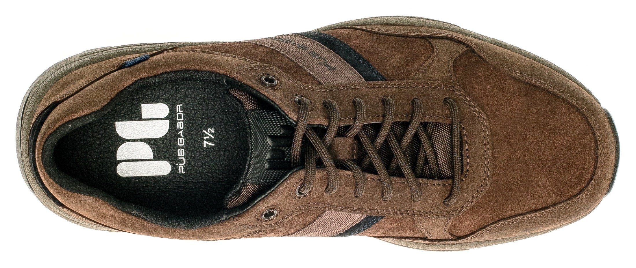 Pius Gabor Sneakers in breedte g (breed), vrijetijdsschoen, lage schoen, veterschoen