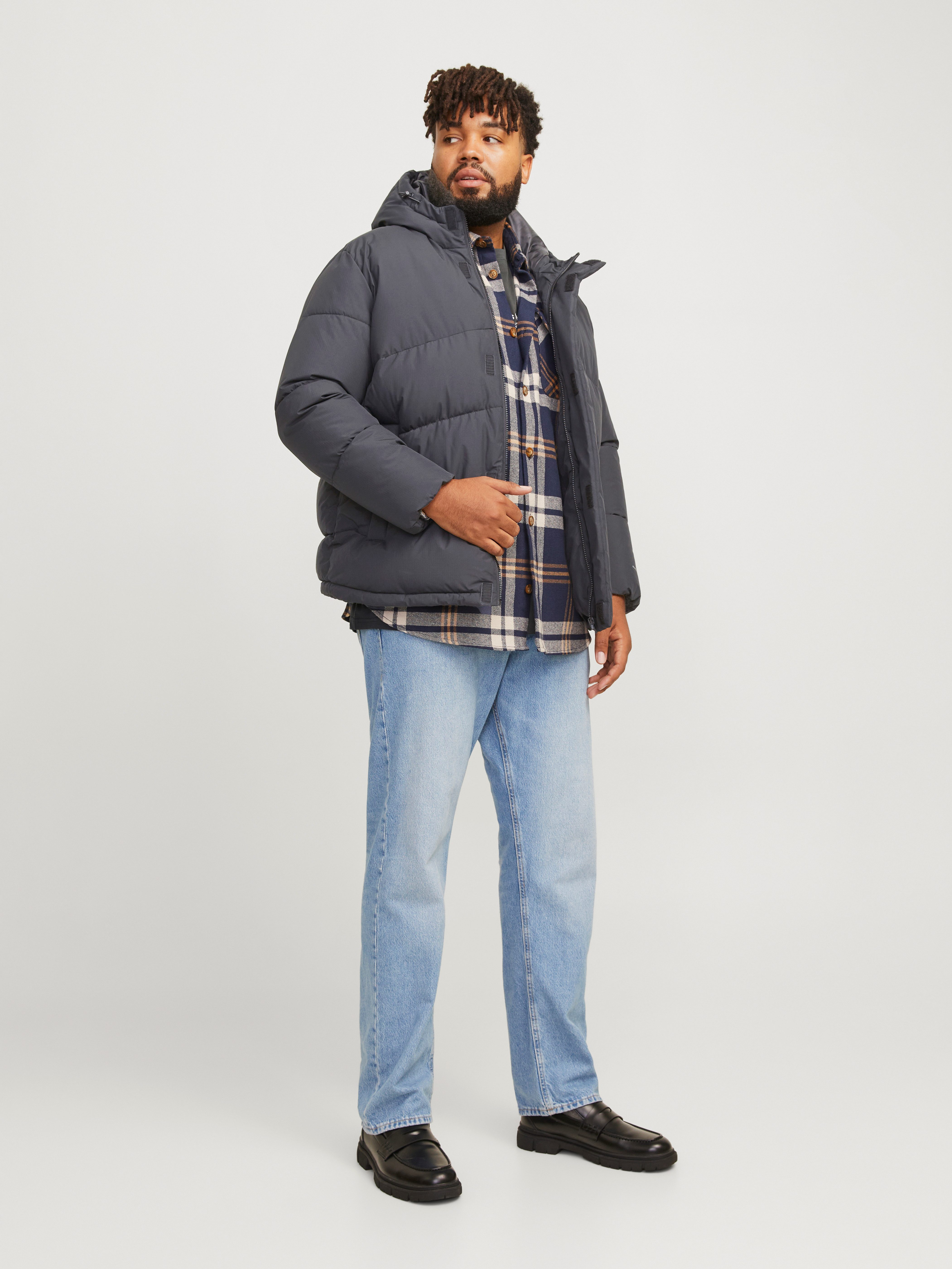 Jack & Jones PlusSize Gewatteerde jas JJWORLD PUFFER JACKET PLS