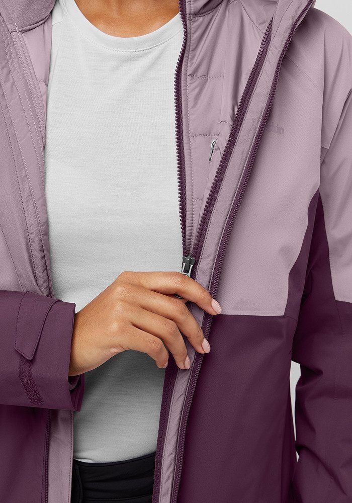 Jack Wolfskin Functioneel 3-in-1-jack GLAABACH 3-in-1 JKT W