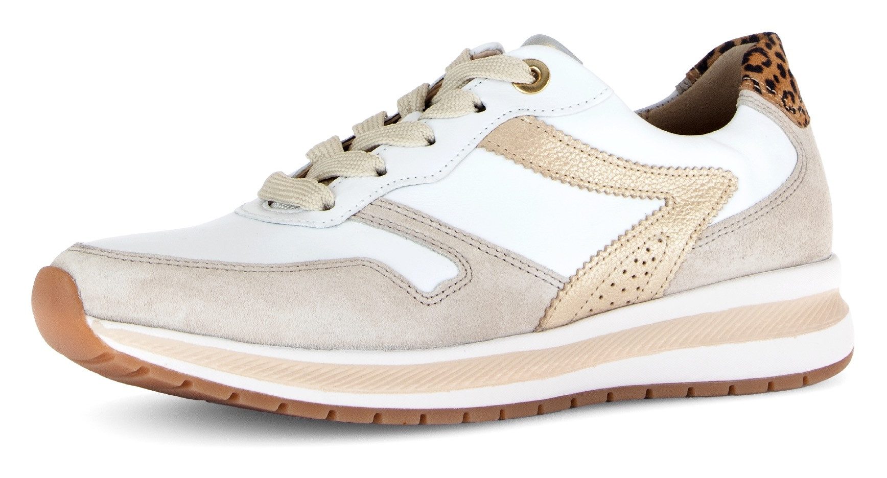 Gabor Sneakers met sleehak Florence dames sleehak sneakers maat 41 wit