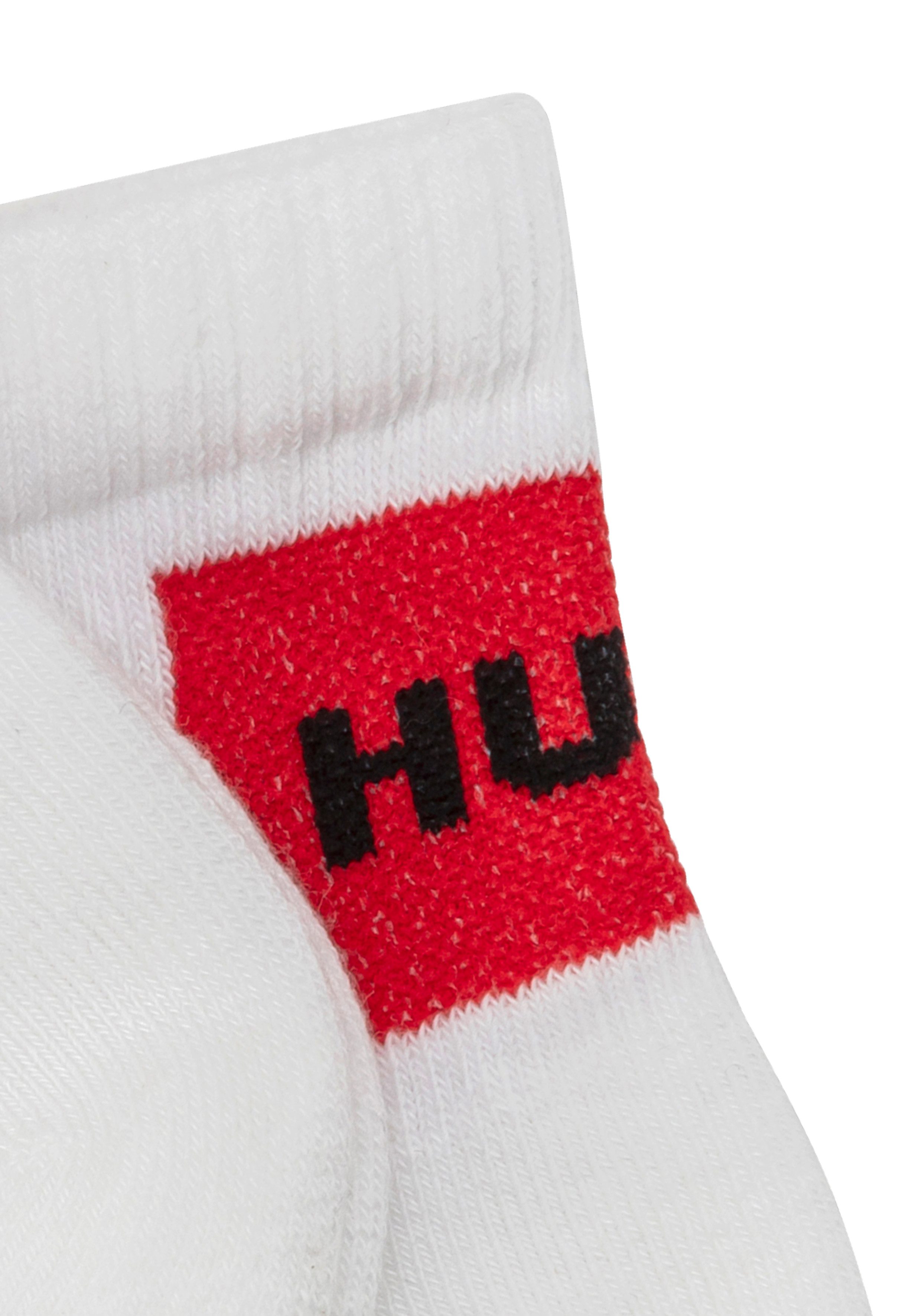 HUGO underwear Vrijetijdssokken met contrasterend hugo logo (3 paar Set van 3)