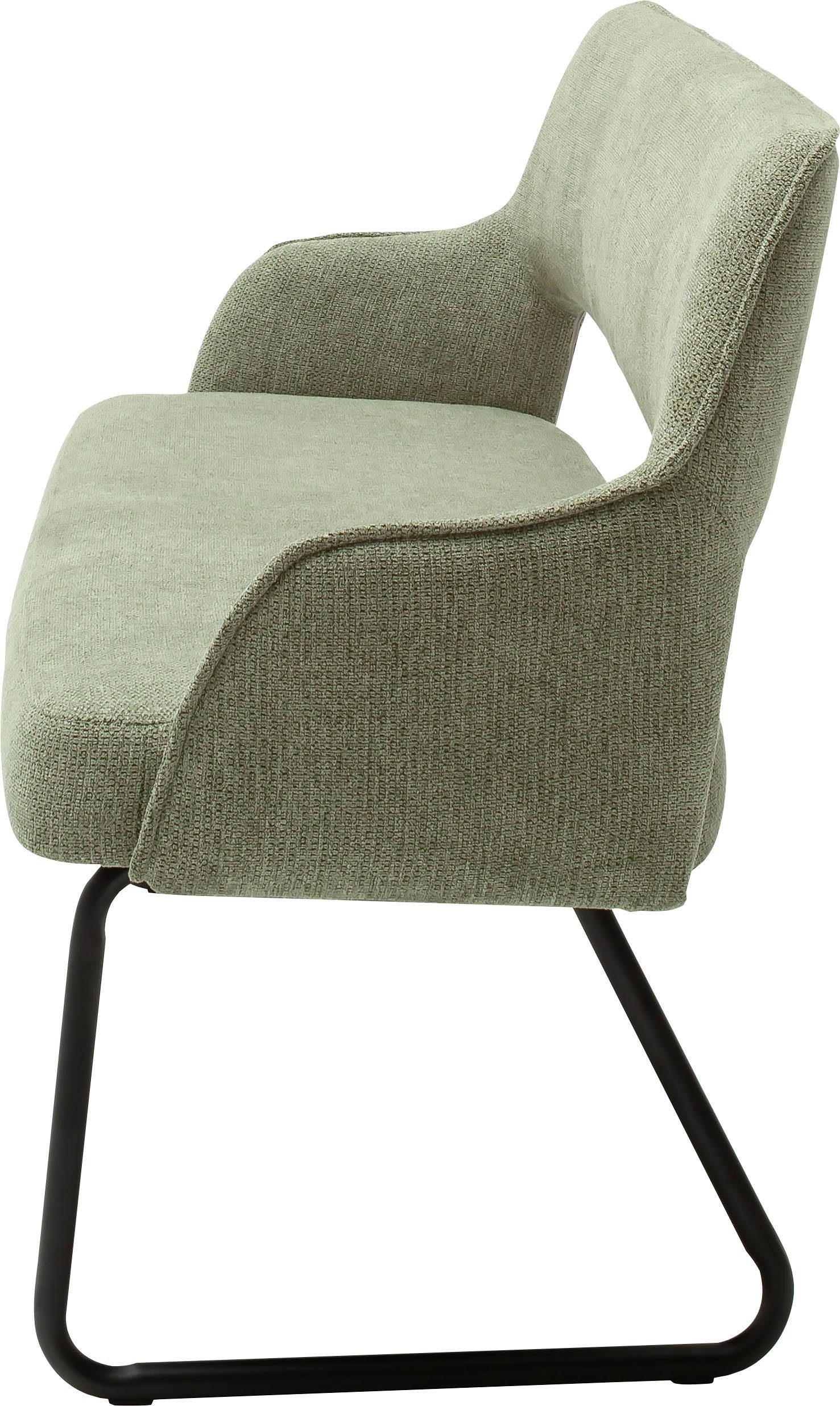 MCA furniture Bank BANGOR Zitbank vrij plaatsbaar, bekleding, breedte 175 cm