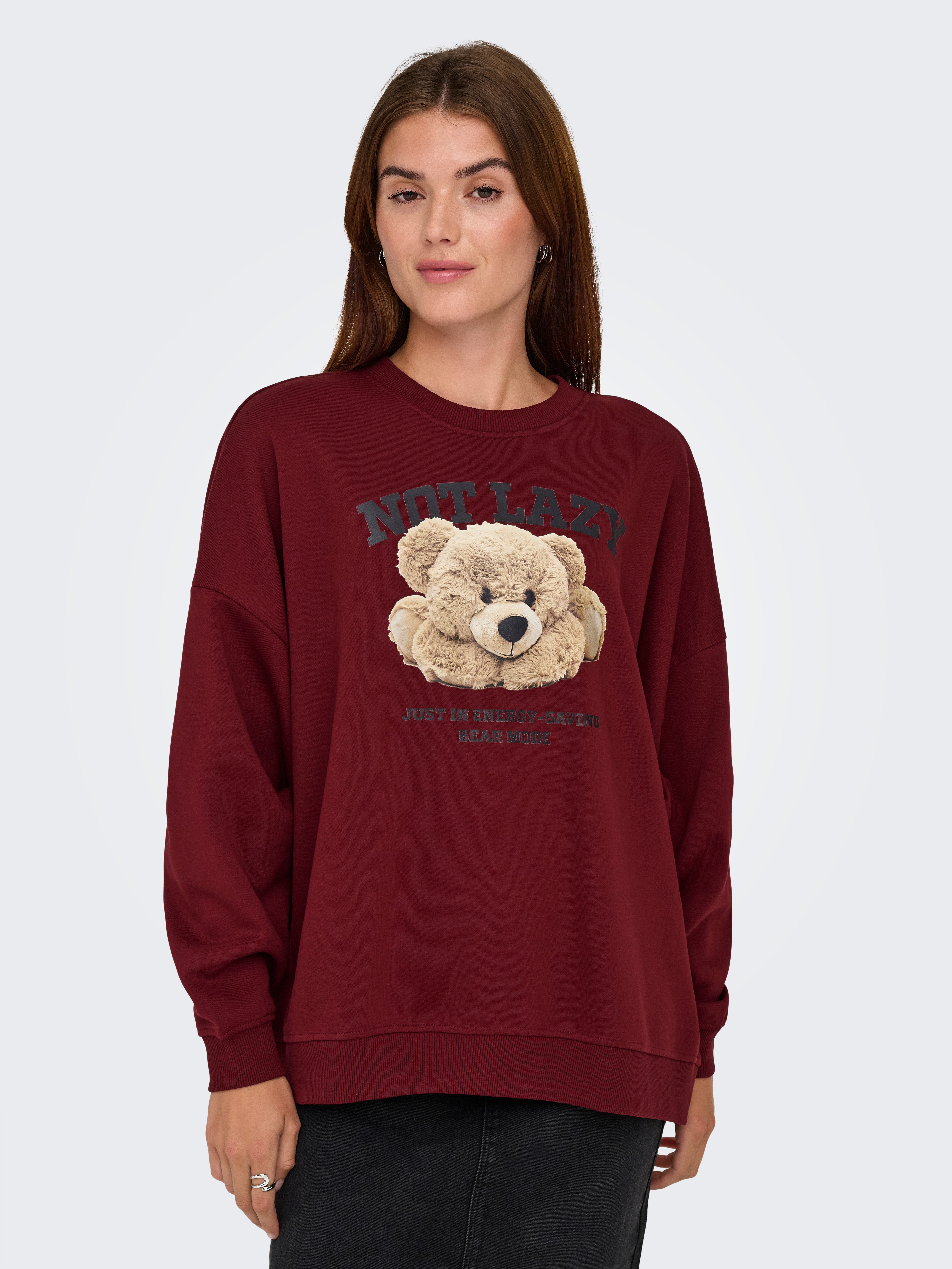 Only Sweatshirt ONLBILA L/S BEAR O-NECK SWT