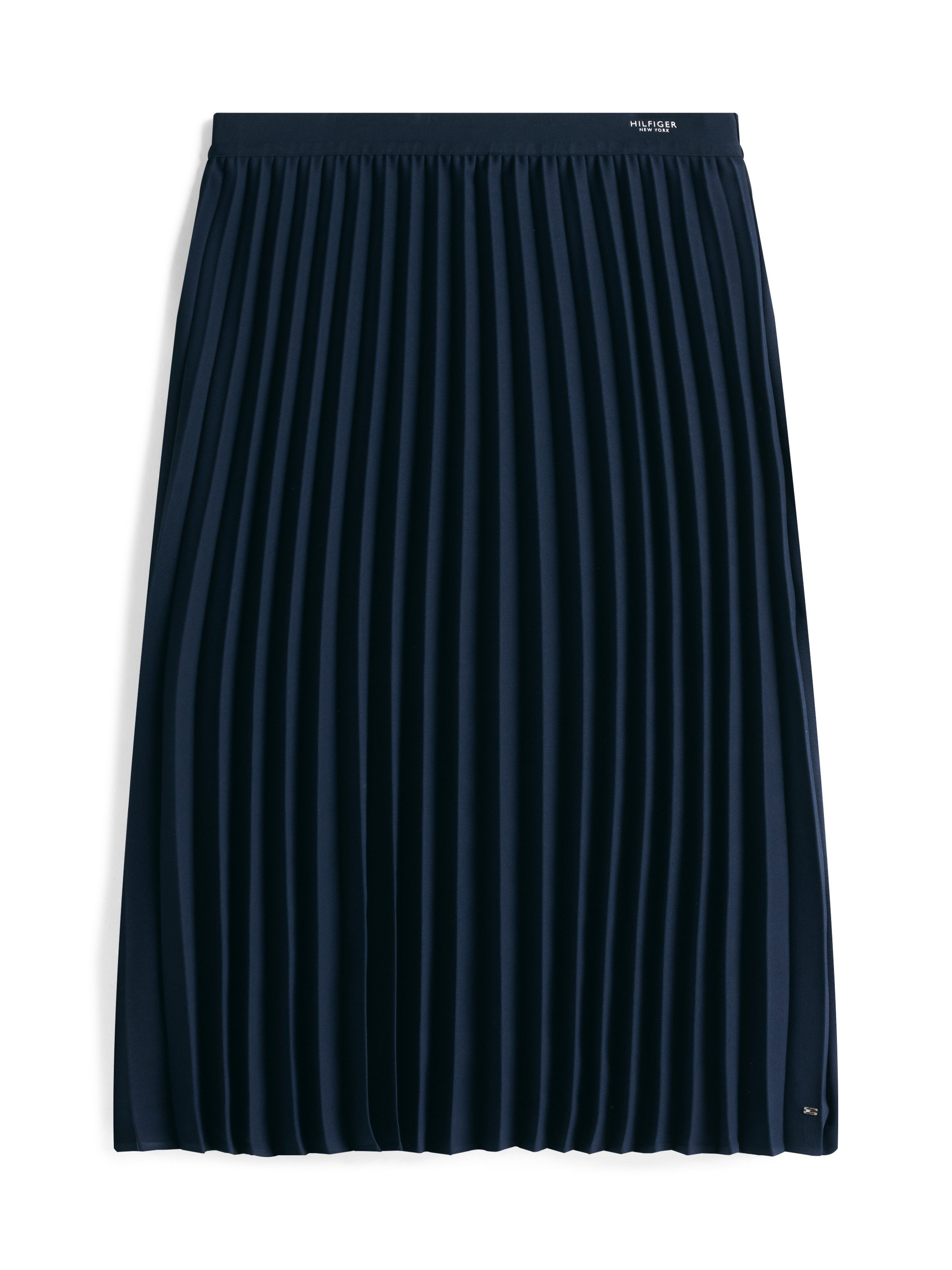 Tommy Hilfiger Plissérok FLUID PLEATED PULL ON MIDI SKIRT