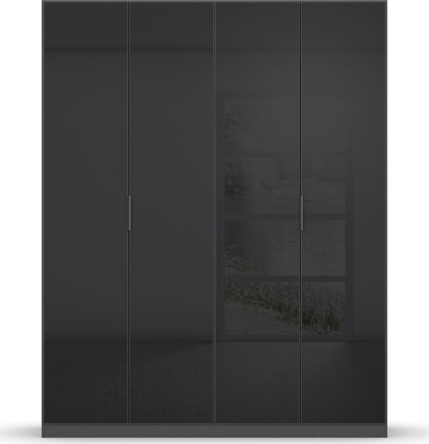 rauch Draaideurkast Kledingkast kast garderobe KOLUNA met hoogwaardige glasfront