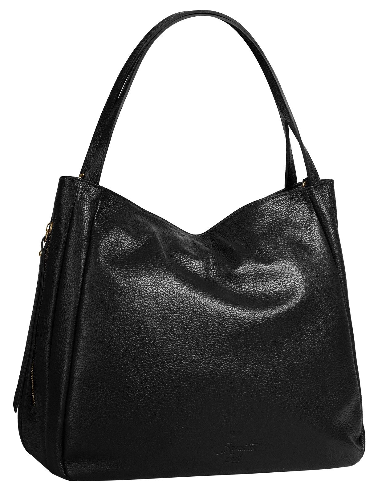 Samantha Look Schoudertas echt leer, made in italy