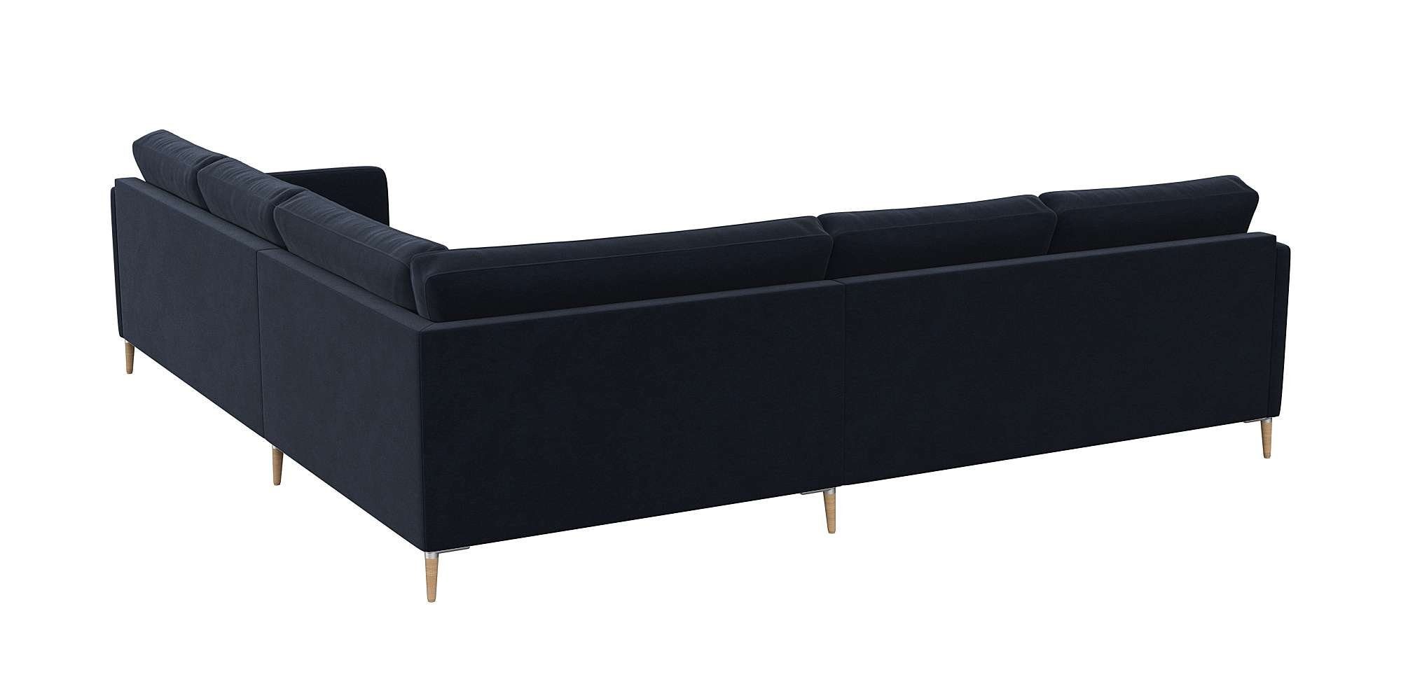 FLEXLUX Hoekbank Fiore, gelijkbenig, comfortabel door hoogwaardige zitconstructie
