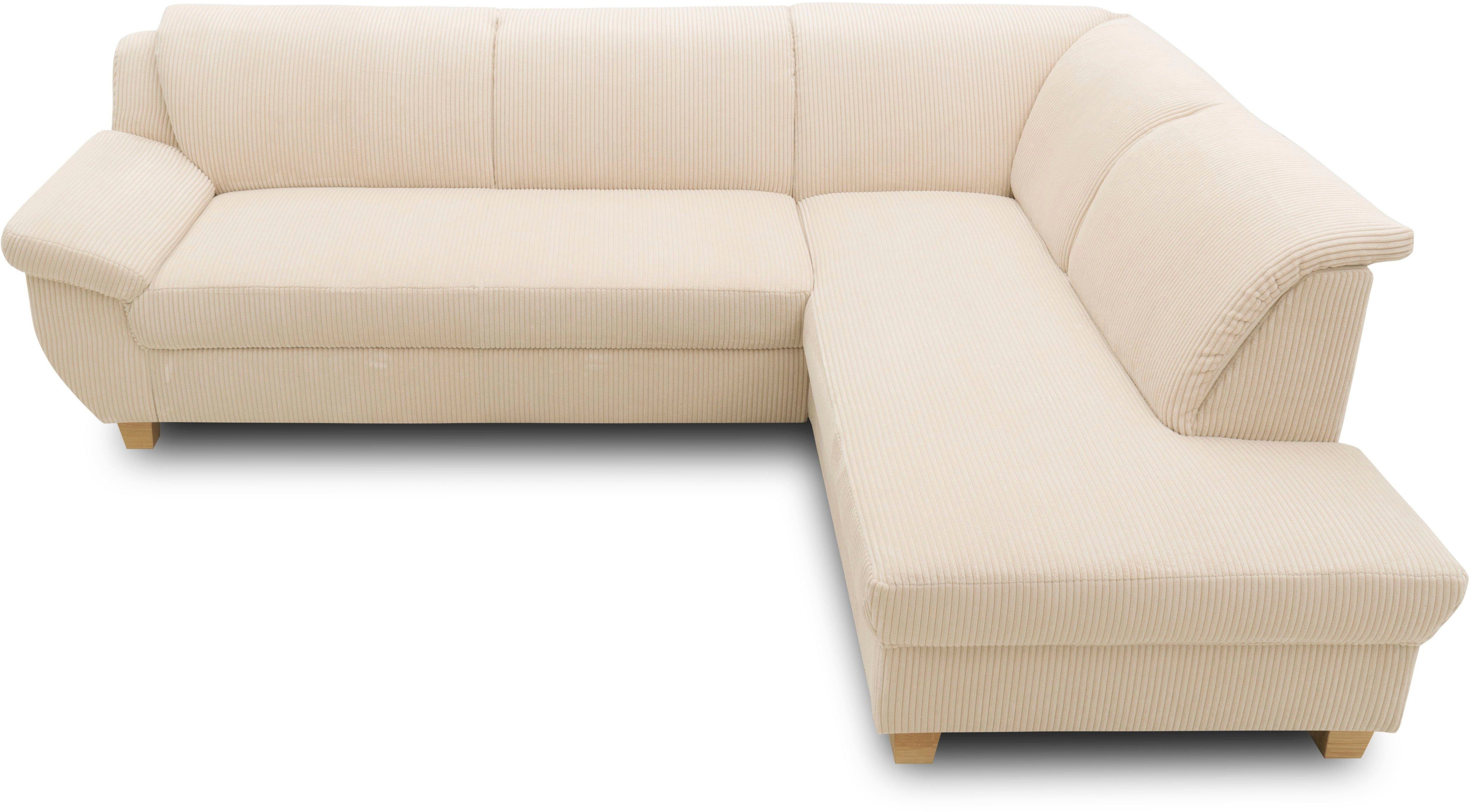 Home affaire Hoekbank Yesterday tijdloos en elegant, comfortabele armleuningen, L-vorm