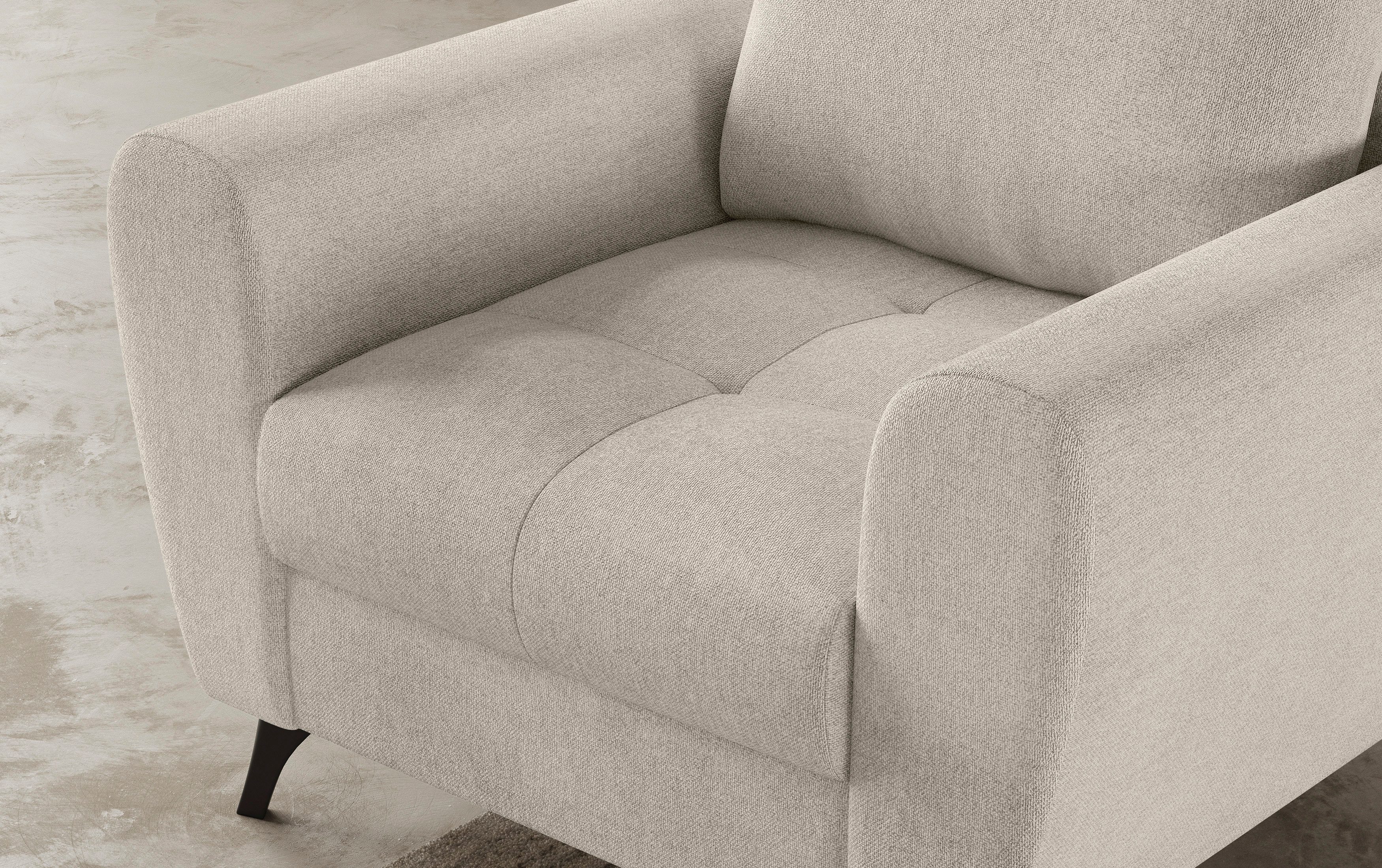 Mr. Couch Fauteuil Blackburn II Geschikt voor de set, optioneel met koudschuim