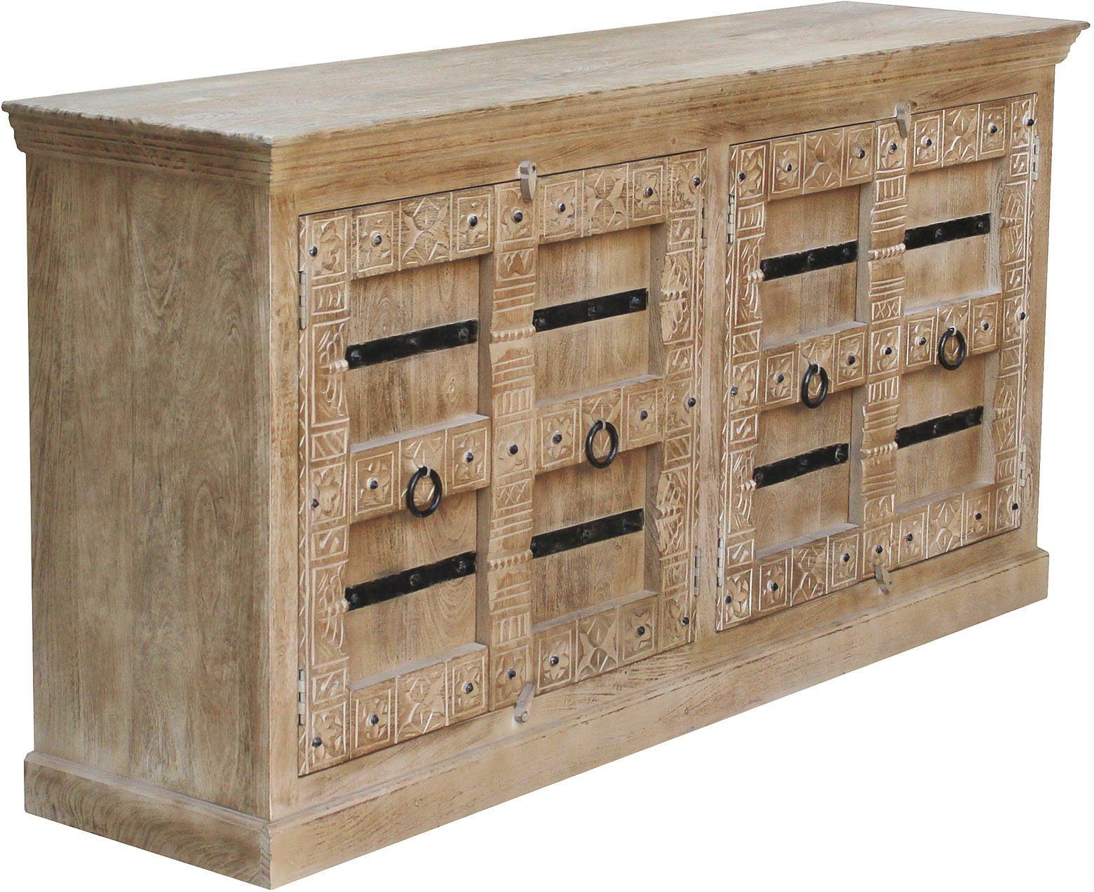 SIT Dressoir Daipur met luxueus houtsnijwerk