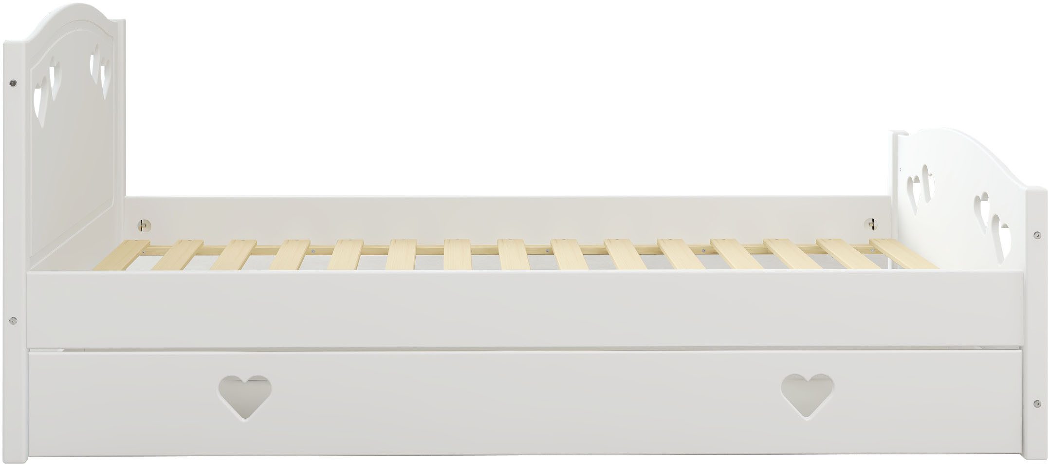 Lüttenhütt Kinderbed Beeke, OTTO's Choice, kinderbed, met matras + lade FSC®-gecertificeerd, veel opbergruimte, tot 100 KG belastbaar (4-delig)