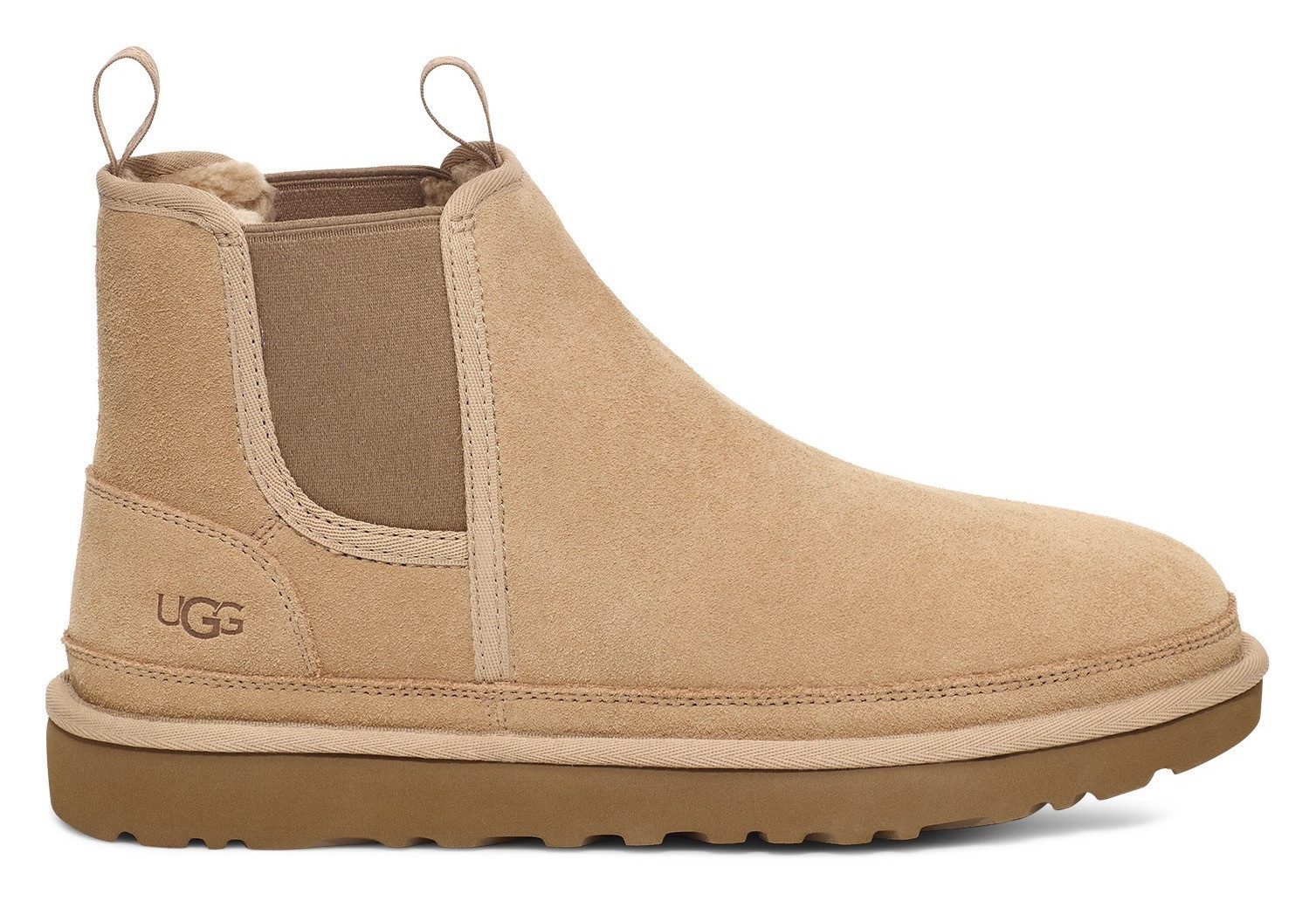 UGG Chelsea-boots Neumel Chelsea chukka, instapboot, winterboot met stretch inzetstukken