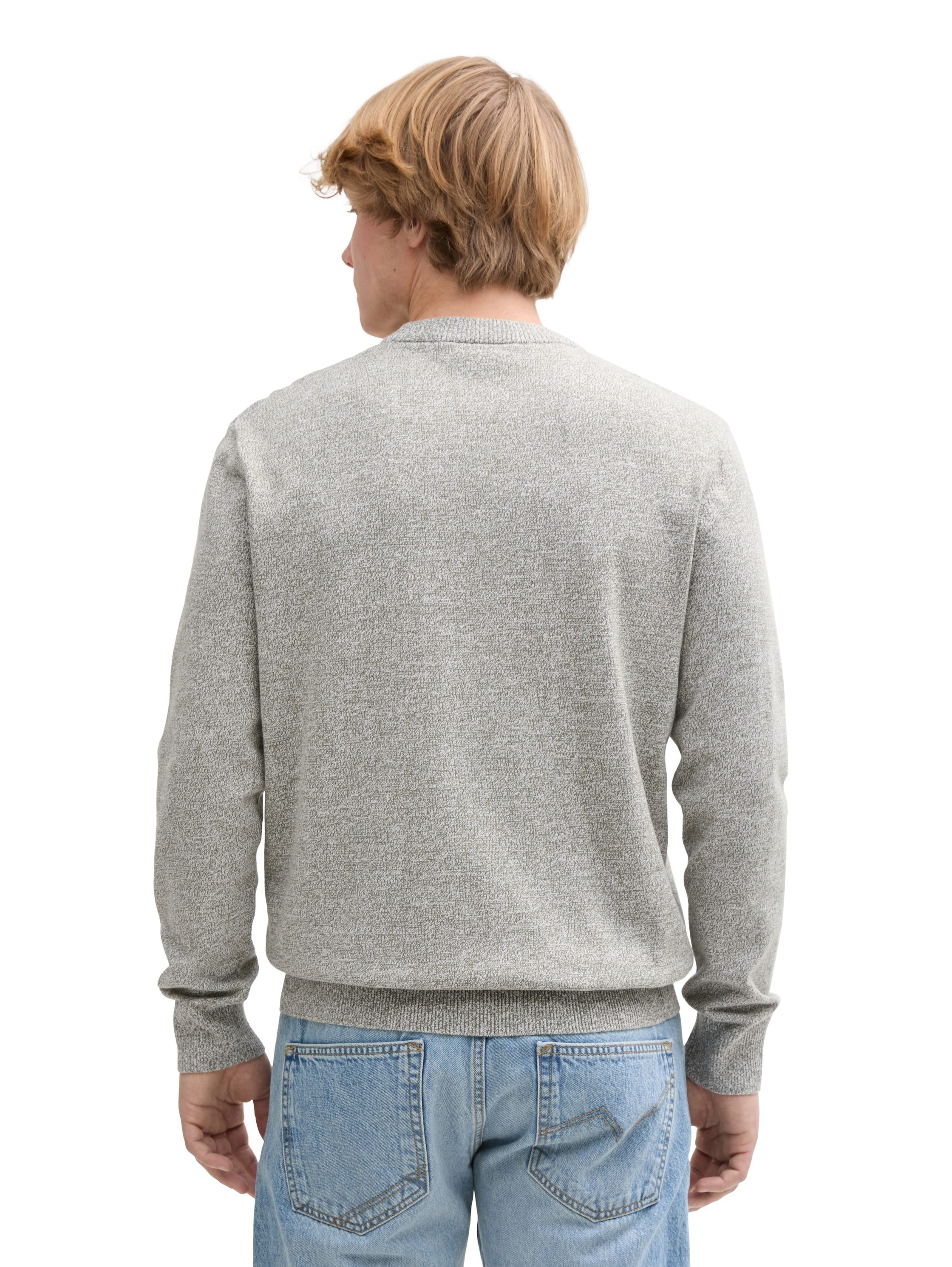 Tom Tailor Denim Gebreide trui in gemêleerde look