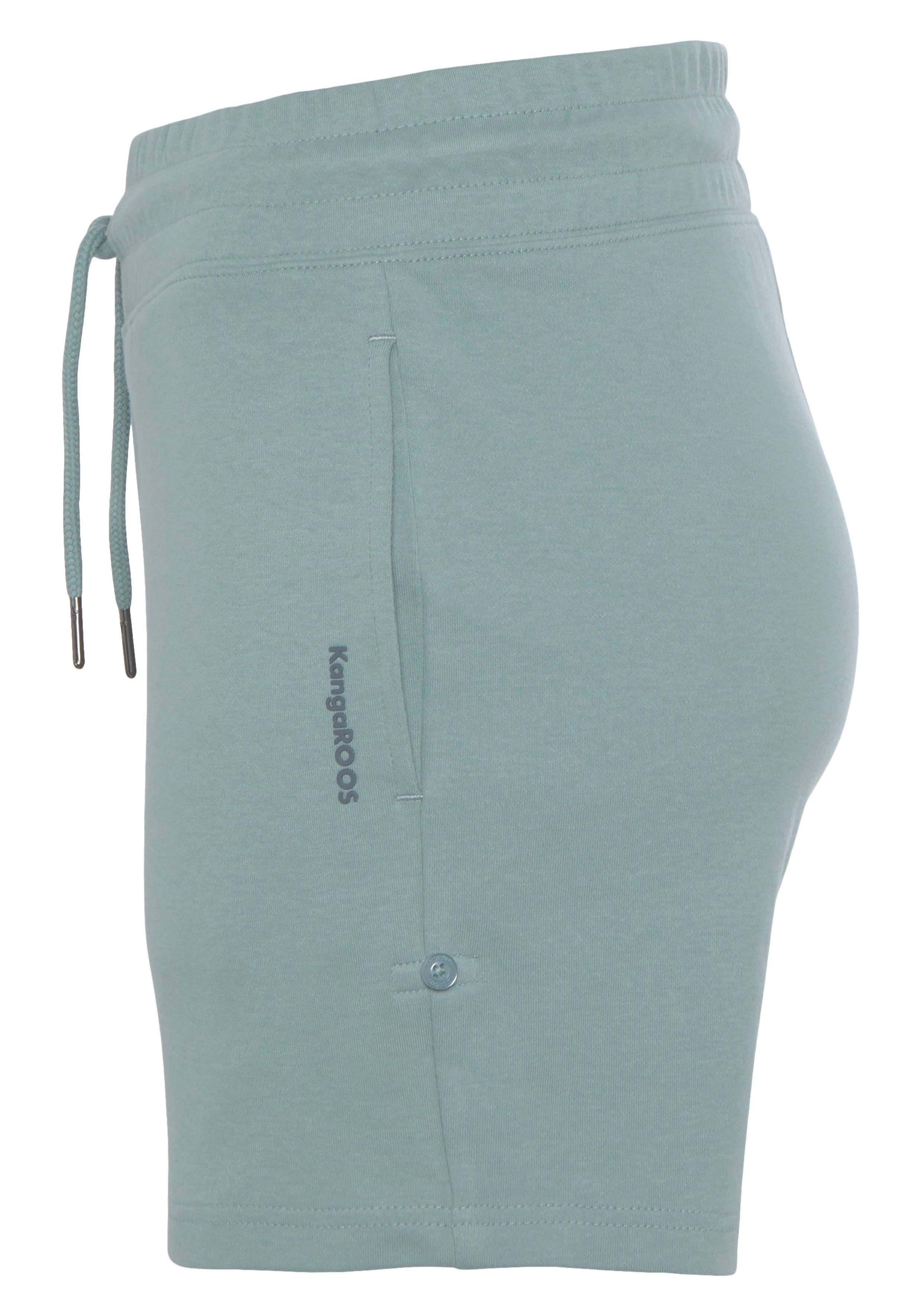 KangaROOS Sweatshort voor het oprollen met sluiting en knop