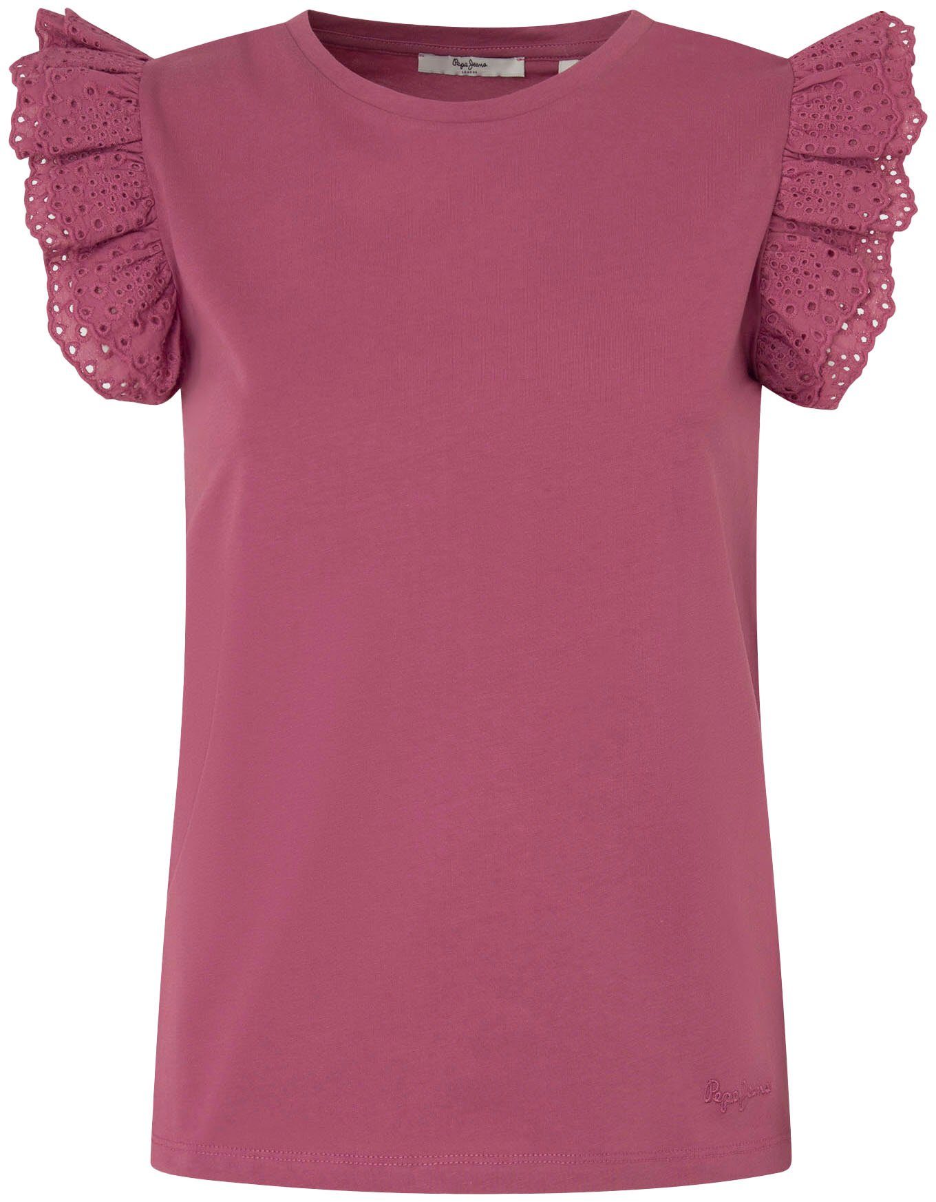 Pepe Jeans T-shirt Lindsay met ruches