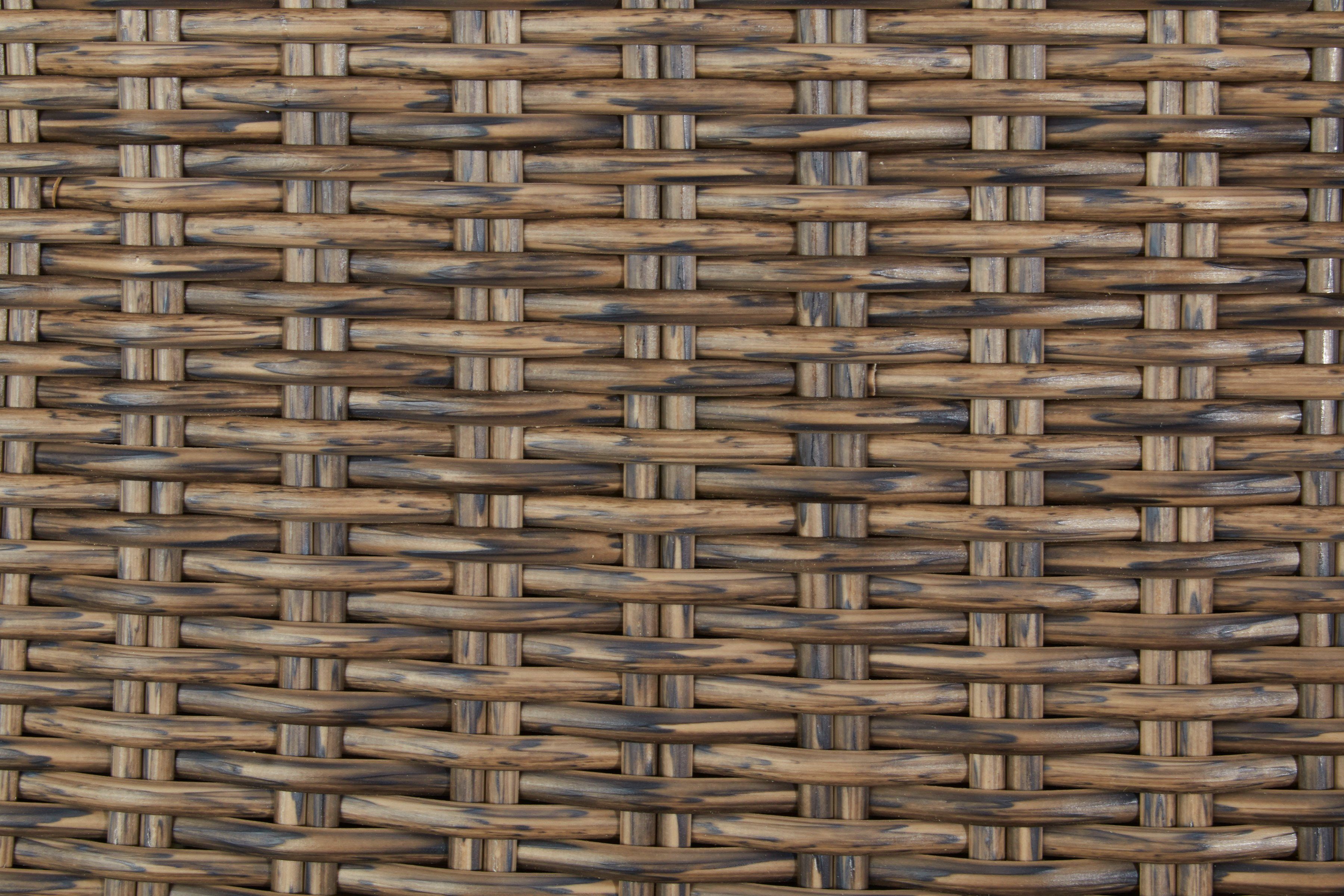 MERXX Tuin-eethoek Toscane 6 fauteuils, tafel 185x90 cm, polyrotan/acacia (13-delig)