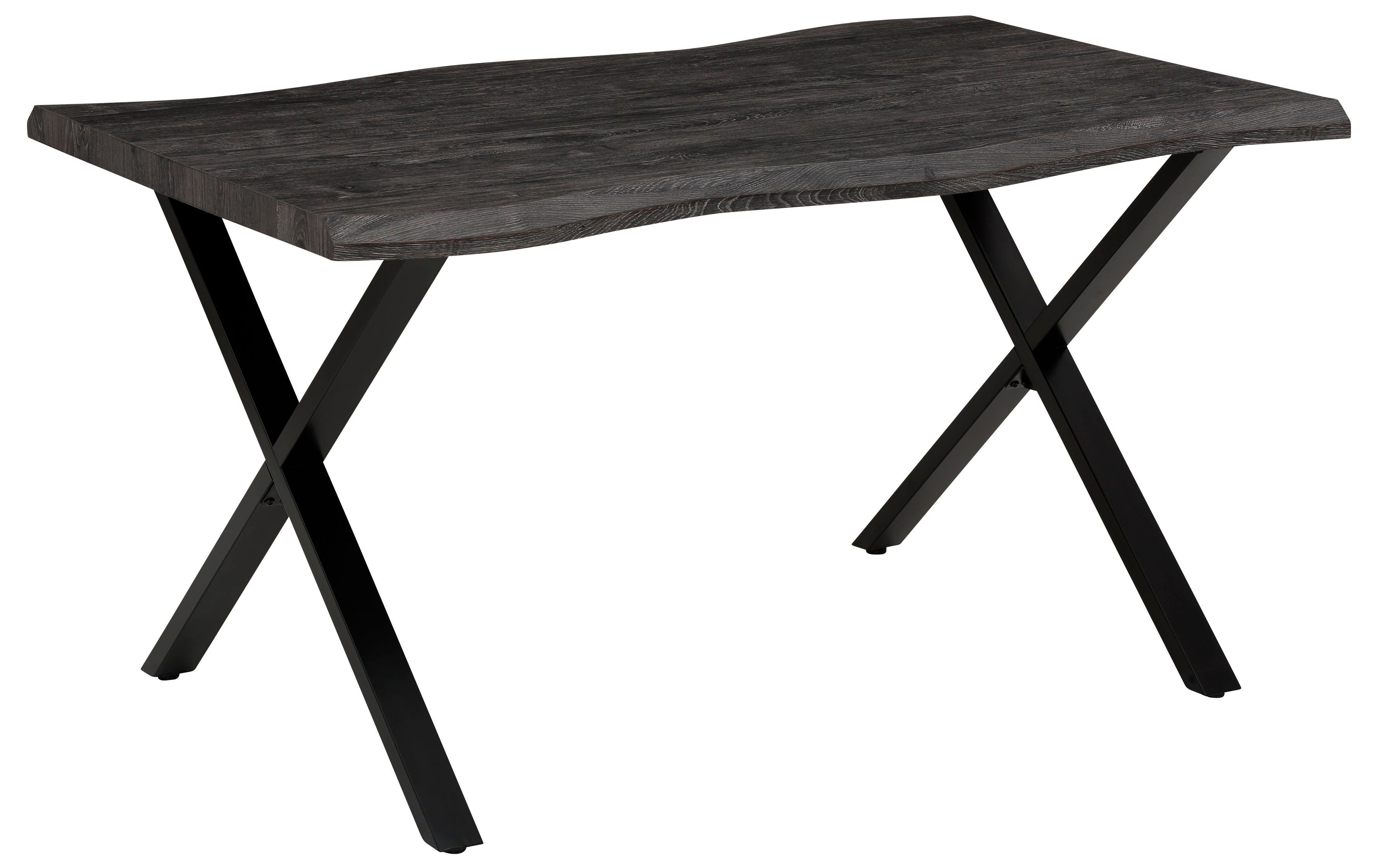 HELA Eettafel GRETA BESTSELLER Boomrandtafel (nabootsing), verschillende maten, 46mm dikte, keukentafel