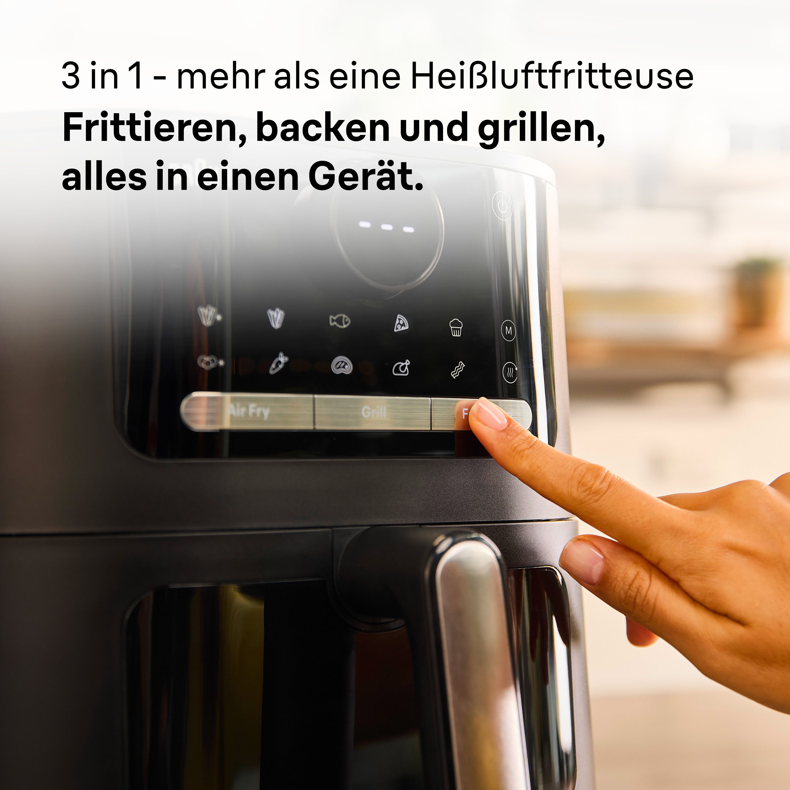 Braun Airfryer MultiFry HF 5073I BK schwarz