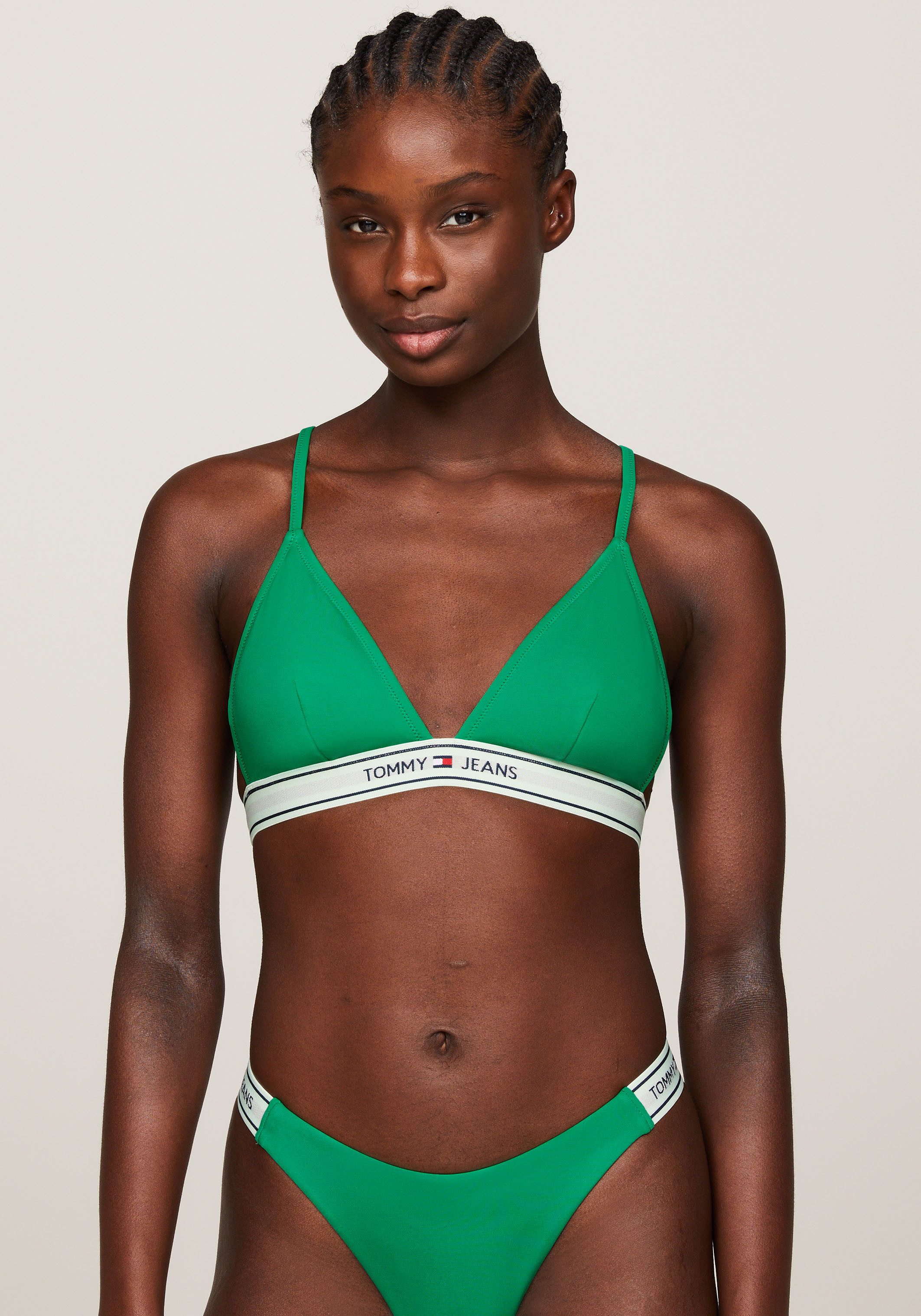 Tommy Hilfiger Swimwear Triangel-bikinitop TRIANGLE RP met een logo-opschrift