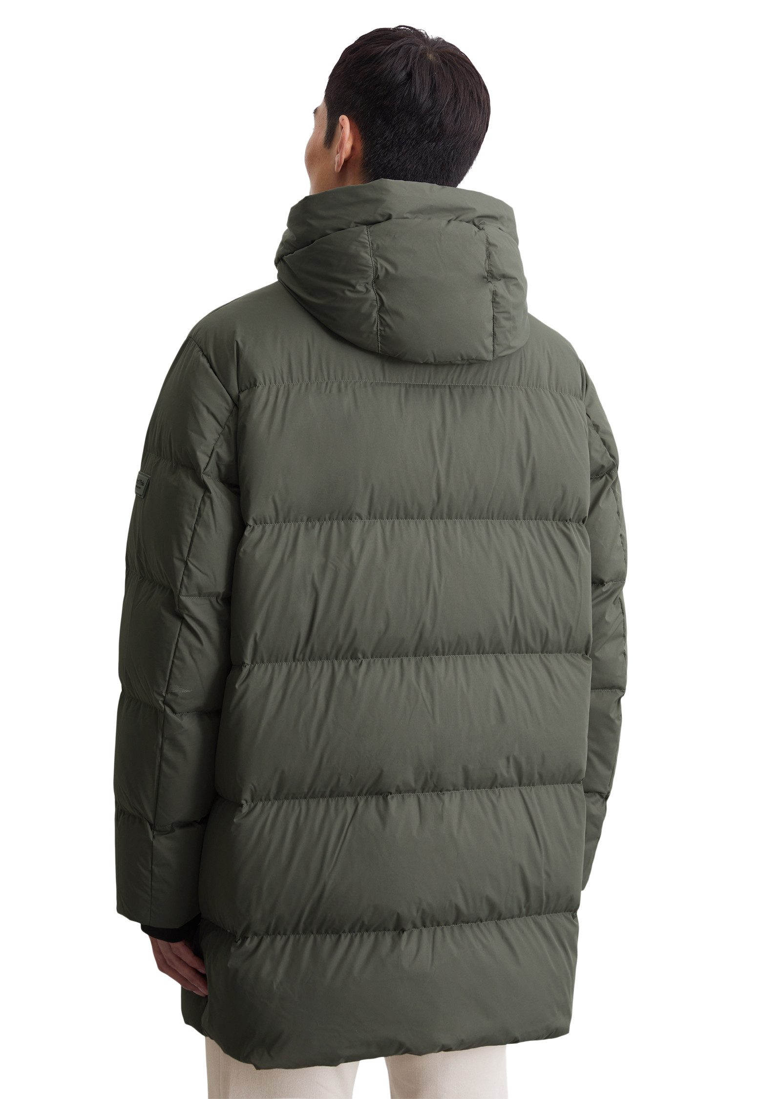Marc O'Polo Winterjack met capuchon en veel details