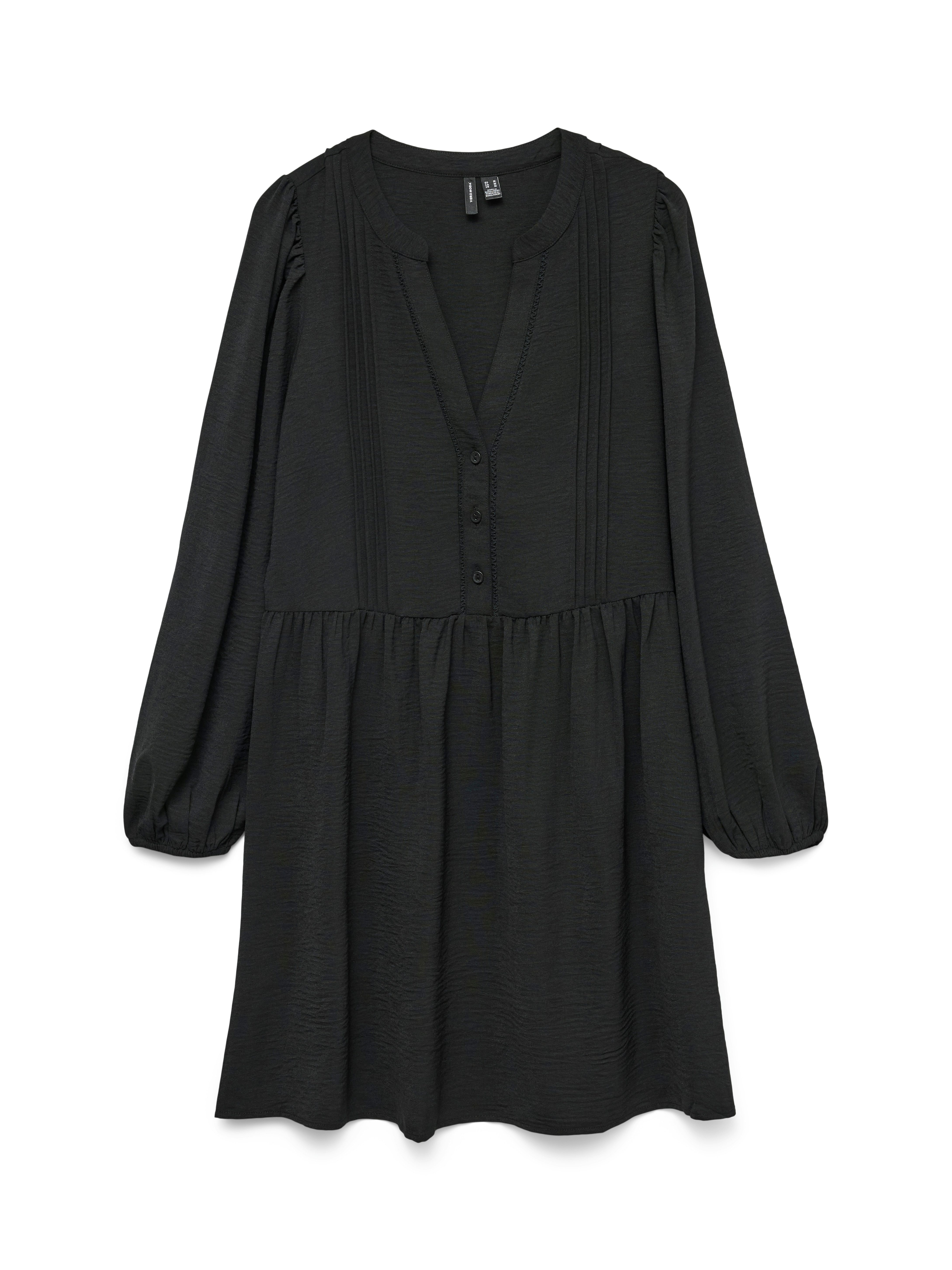 Vero Moda Tuniekjurk VMEMMA LS LACE DRESS WVN GA NOOS