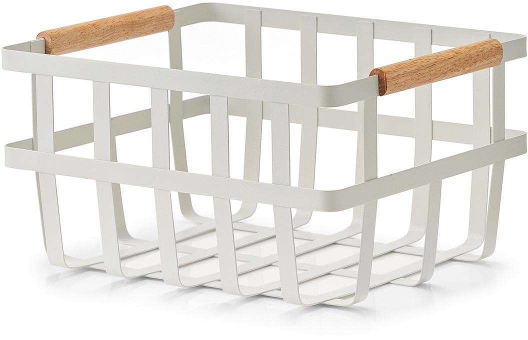Zeller Present Organizer Opbergmand in Nordic stijl manden & dozen maat - wit