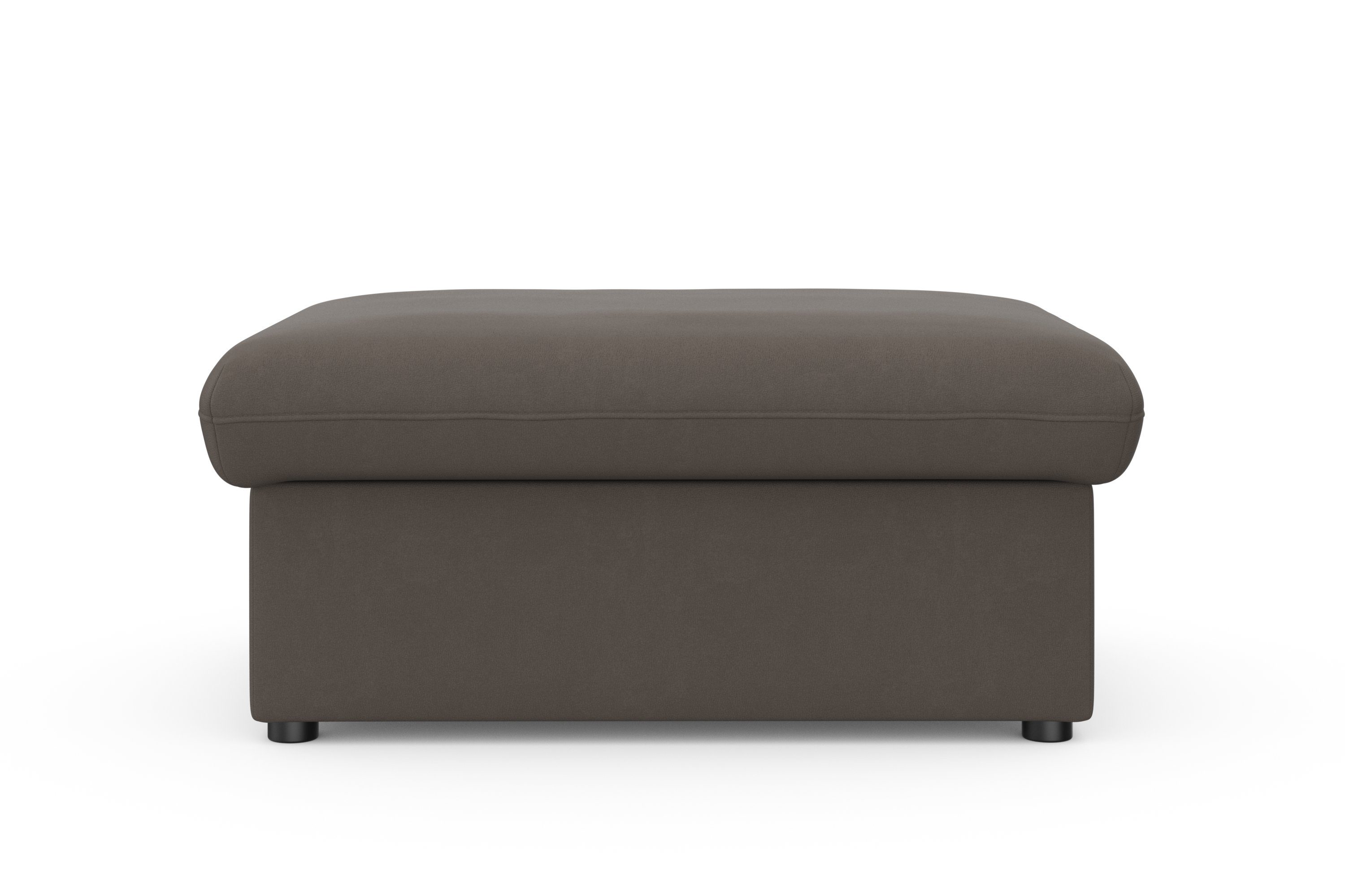 DOMO collection Hocker Topmatras met golfvering, op kunststof glijders