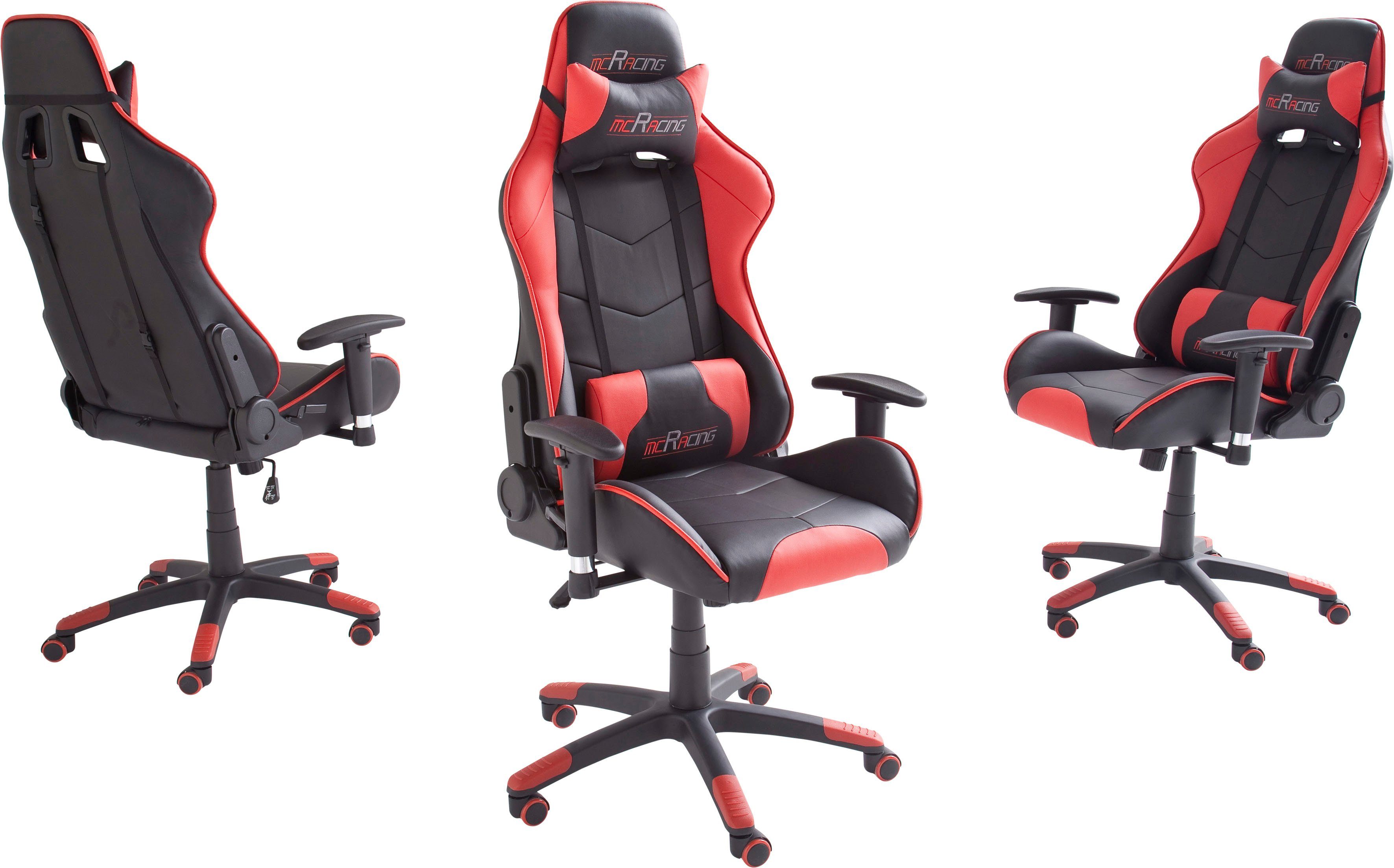 MCA furniture Gamingstoel MC Racing gaming stoel (1 stuk)