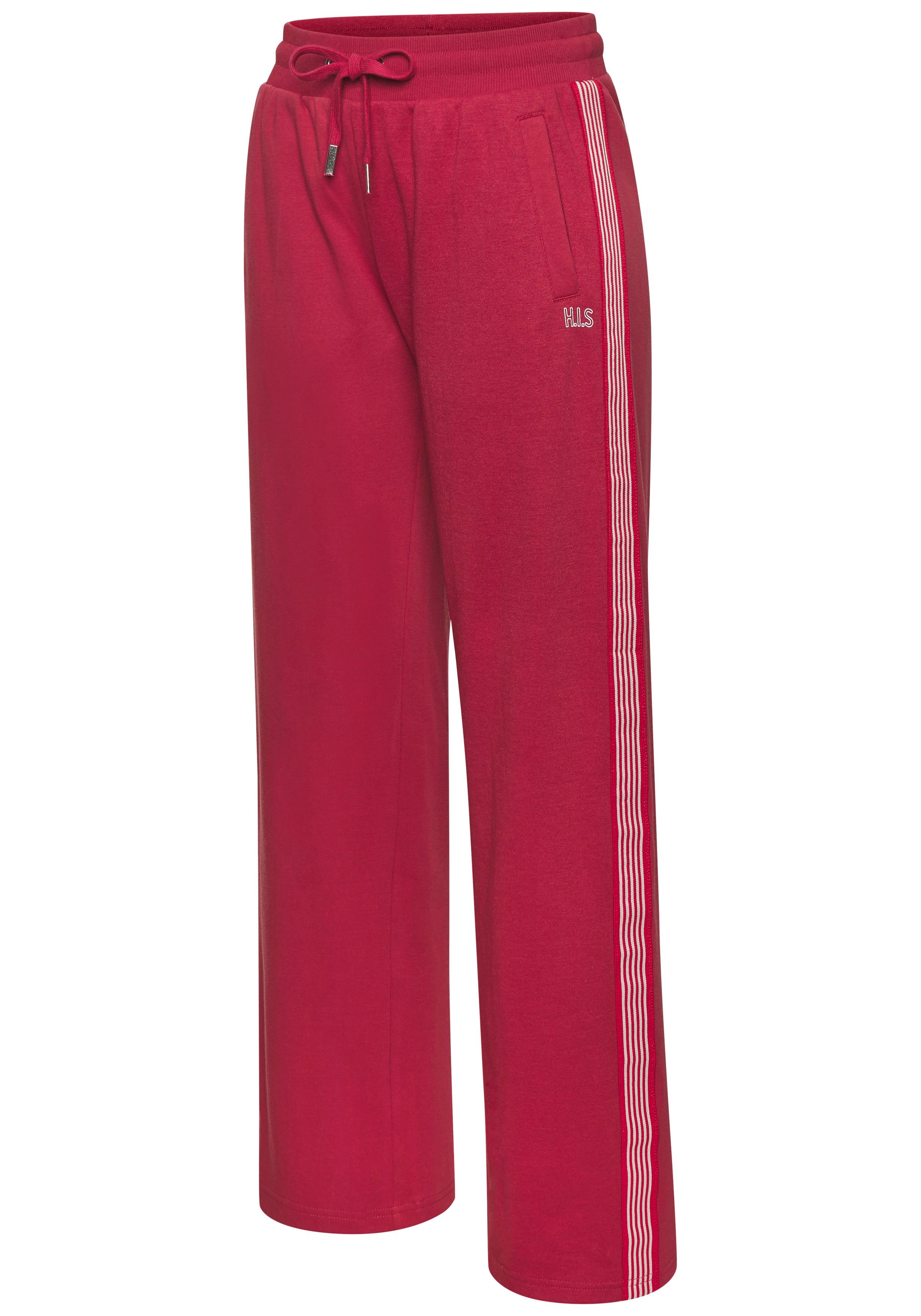 H.I.S Relaxbroek met zijstreeppatroon