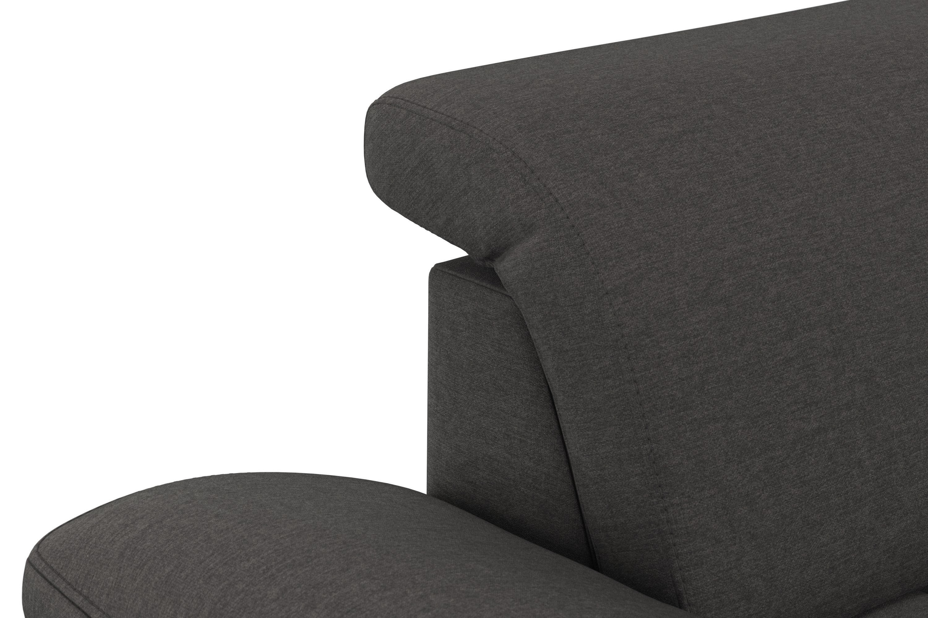 sit&more Hoekbank Cool L-vorm naar keuze met verstelbare hoofdsteun en uittrekzitting motorisch