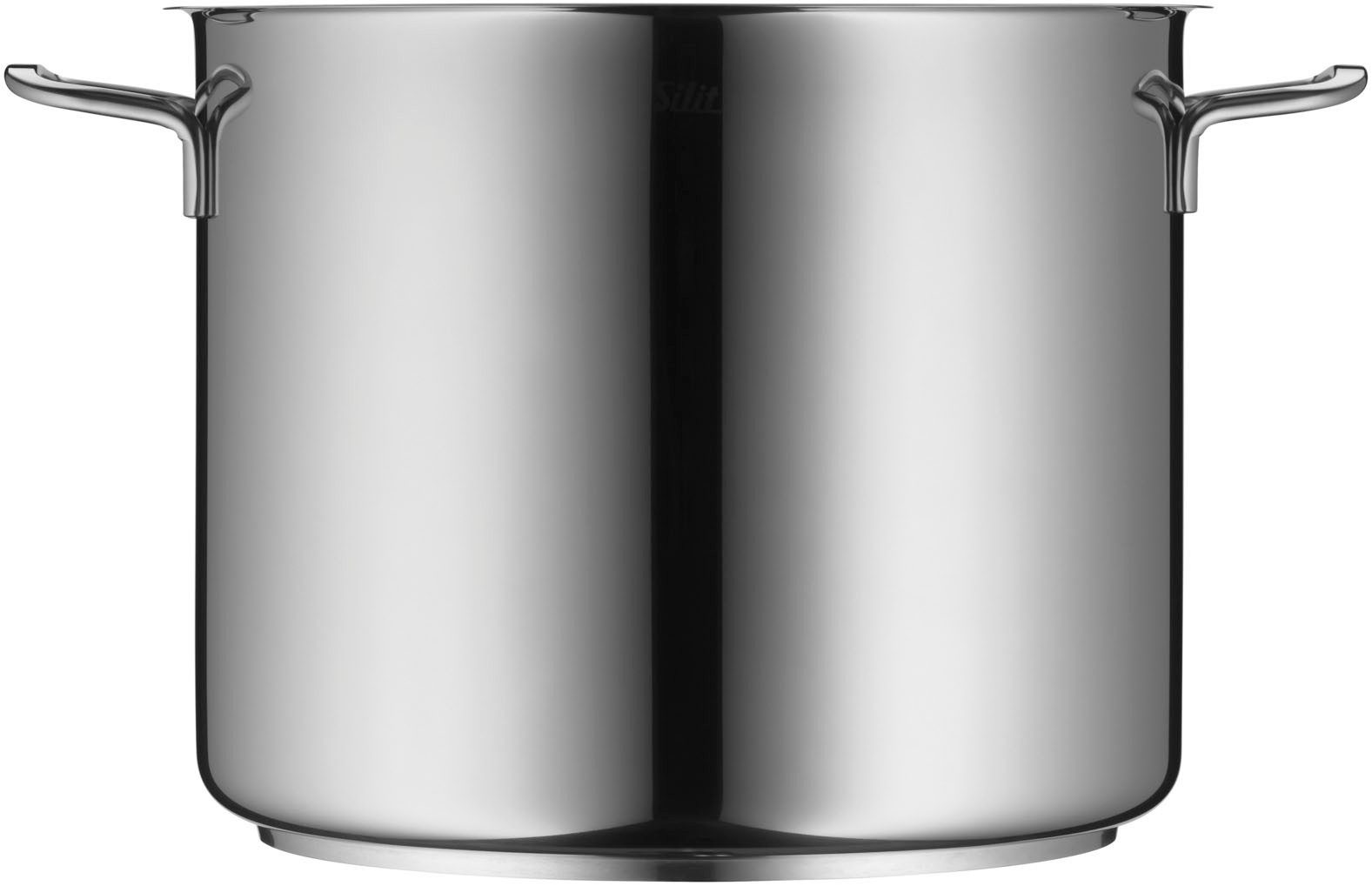 Silit Groentepan Soeppan inductie met glazen deksel geschikt voor alle soorten fornuizen, kookpan met extra hoge rand 12l (set, 2-delig)