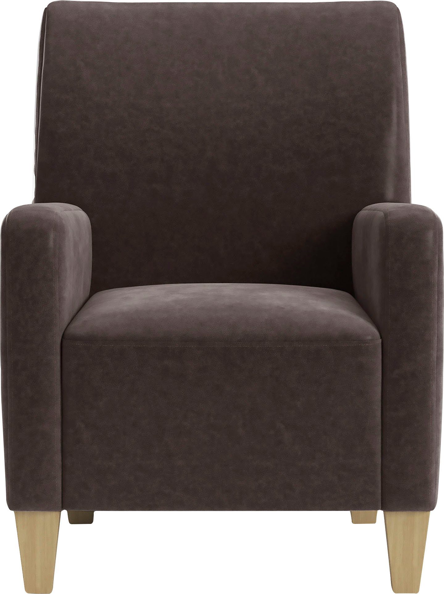 Home affaire Fauteuil Viva met binnenvering, met beukenhouten poten