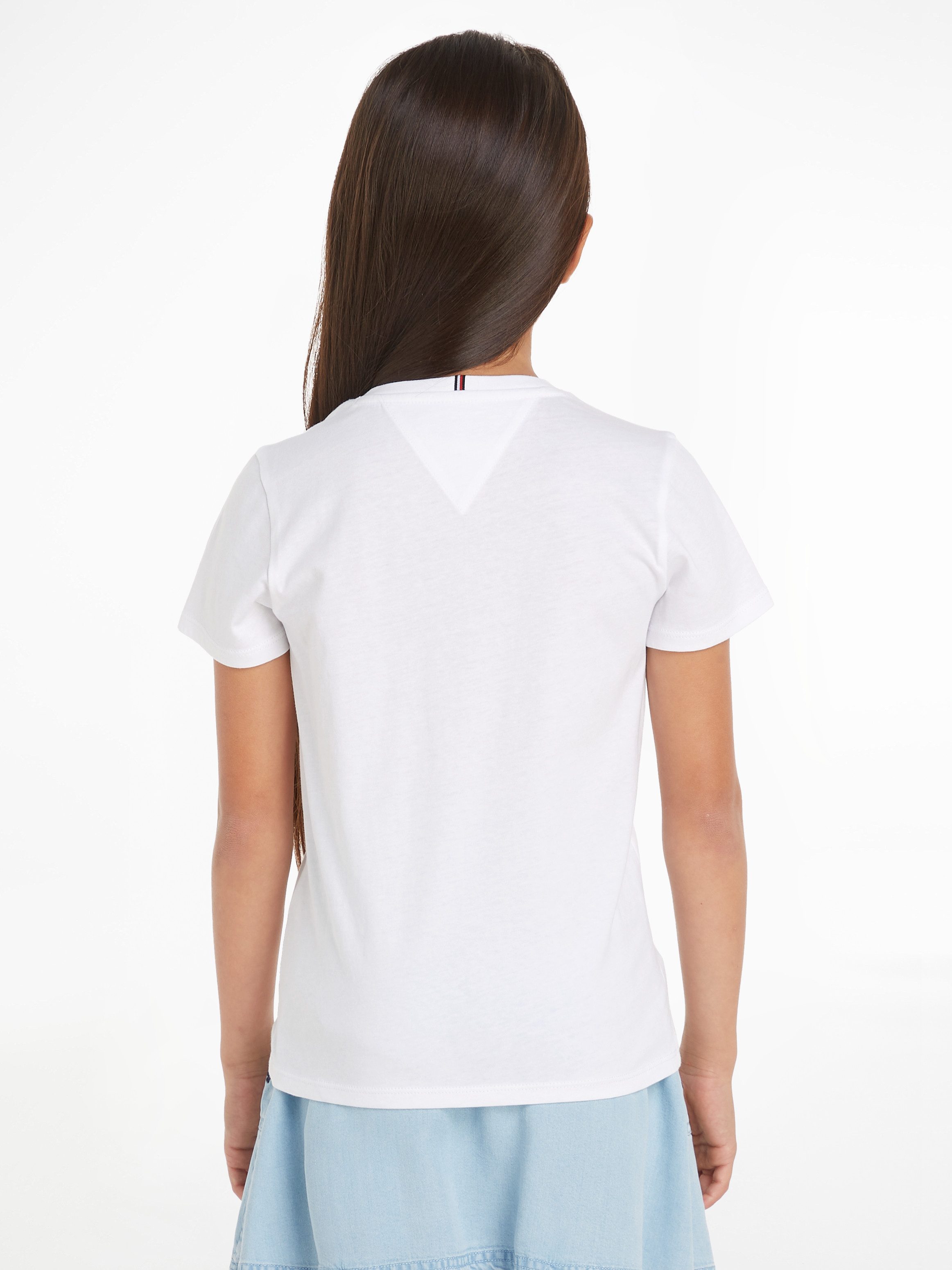 Tommy Hilfiger T-shirt MONOTYPE FLOCK Kinderen tot 16 jaar met logostiksel