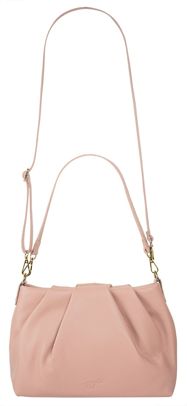 Samantha Look Schoudertas echt leer, made in italy
