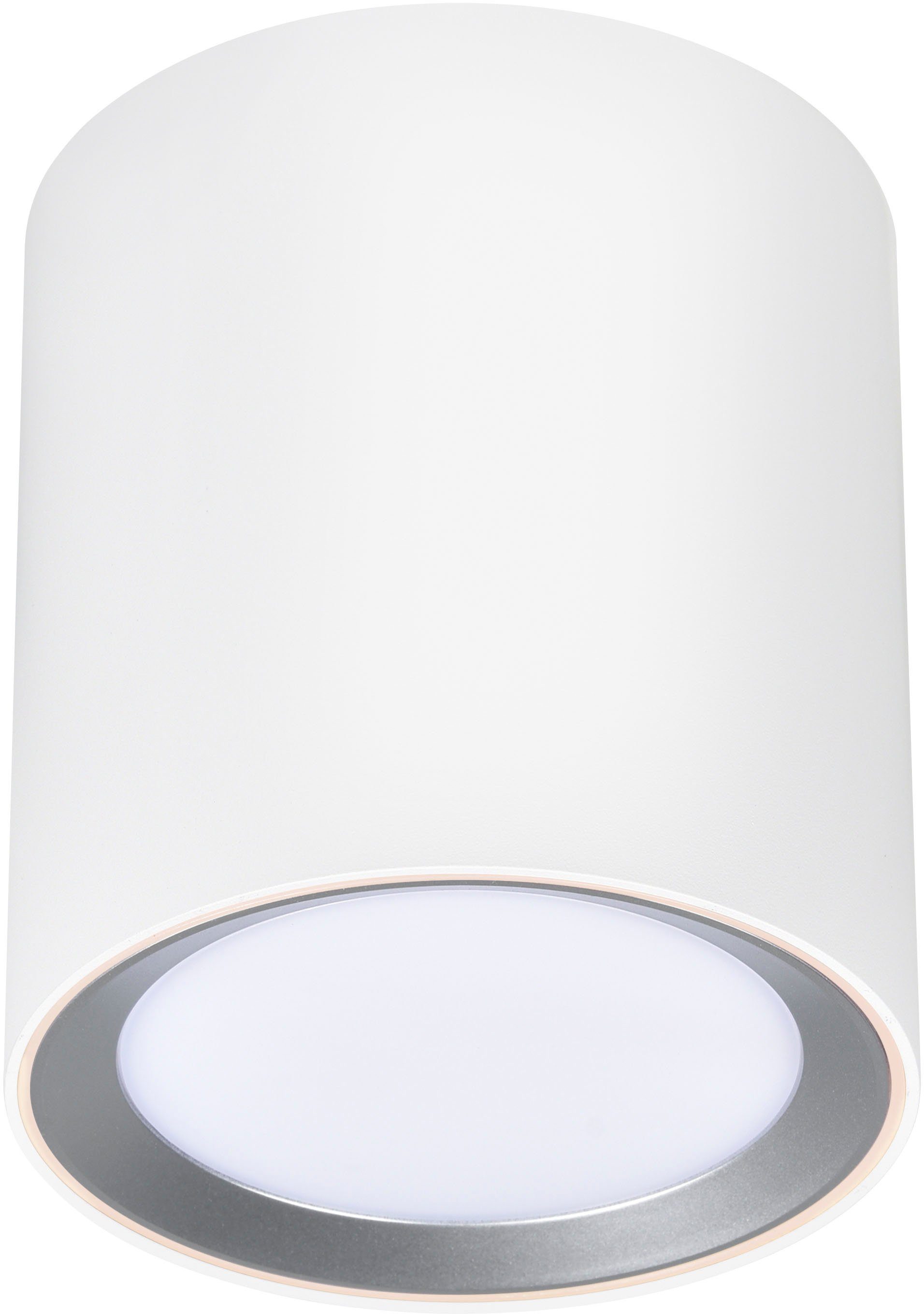 Nordlux Led-plafondlamp Landon Smart Long Dimbaar met Nordlux Smart (binnen- en buitenring), IP44-bescherming (1 stuk)