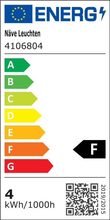 näve Led-verlichting Dilly set van 4 stuks ledverlichting e27/4w, 2000 k, 320 lm, ski/ip20 (4 stuks)